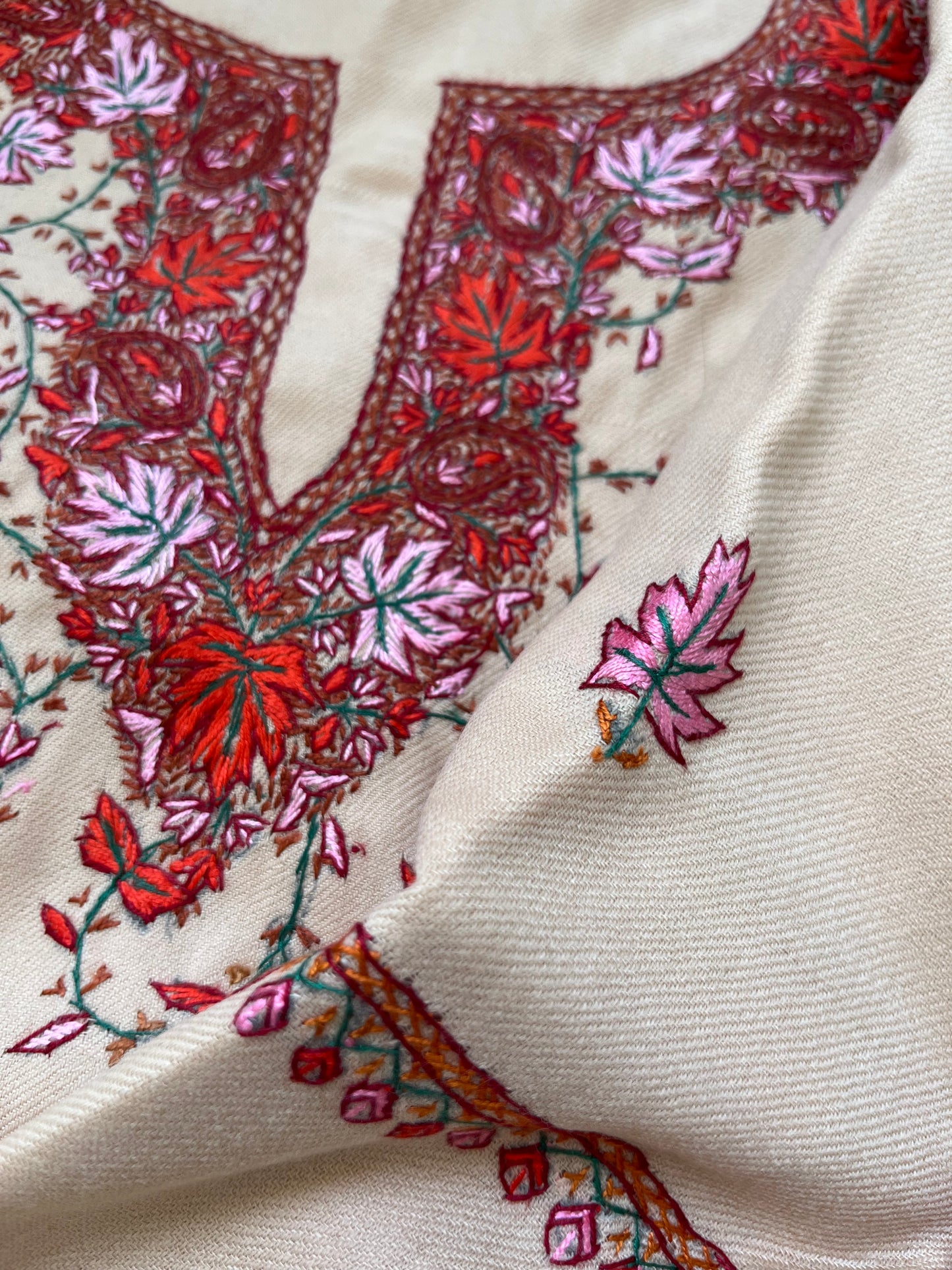 Woollen hand embroidered suit