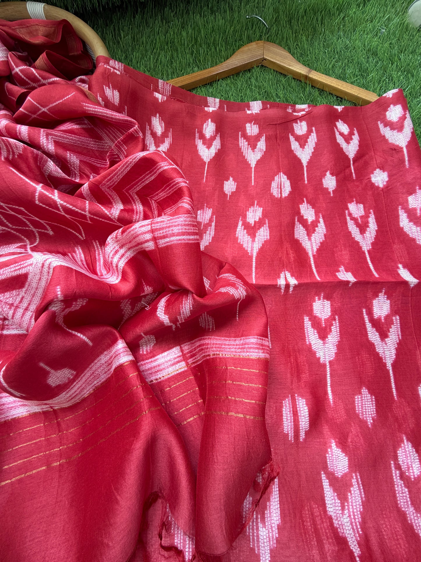 Chanderi Shibori kurta dupatta