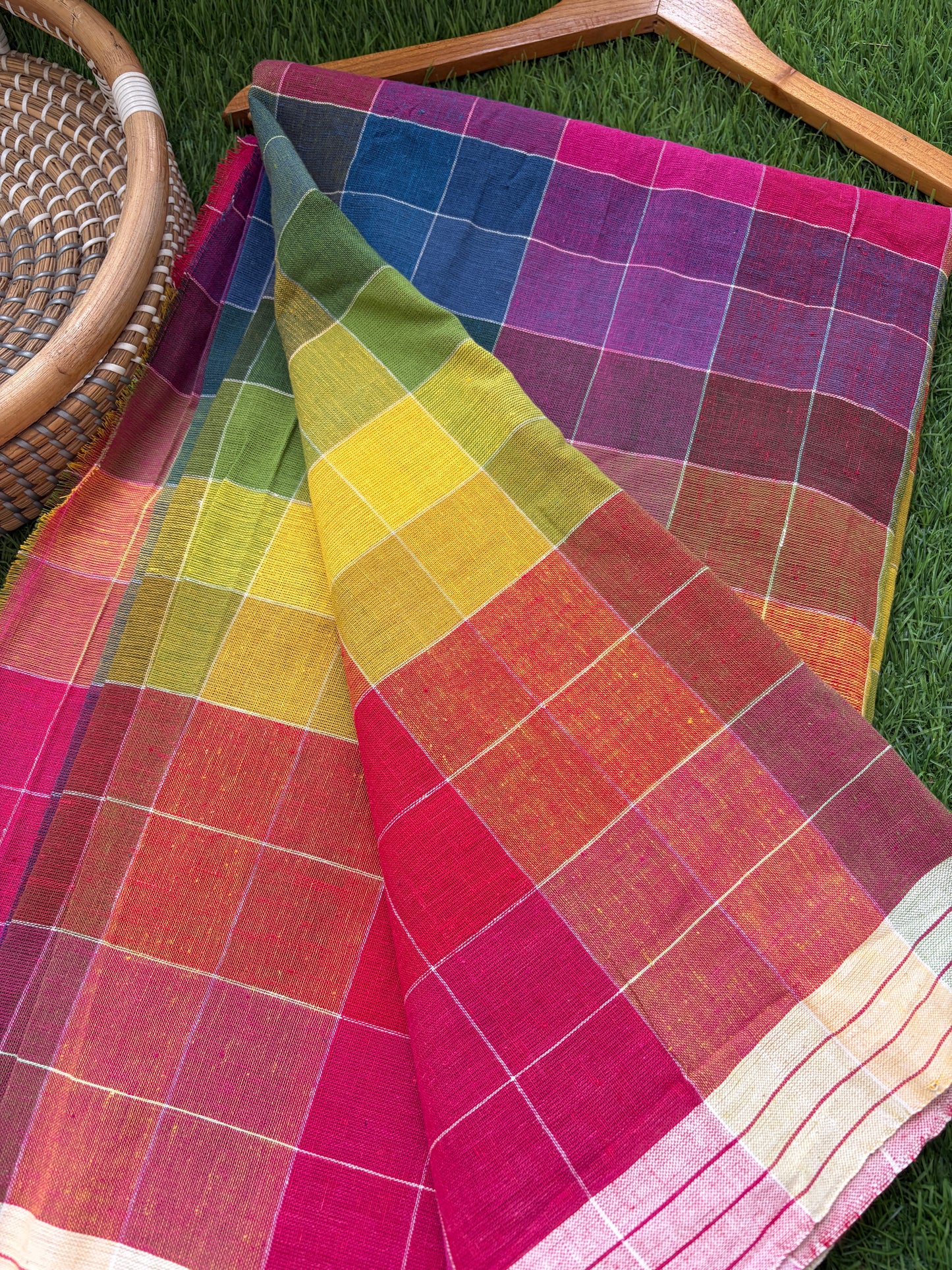 Handwoven organic kala Cotton fabric