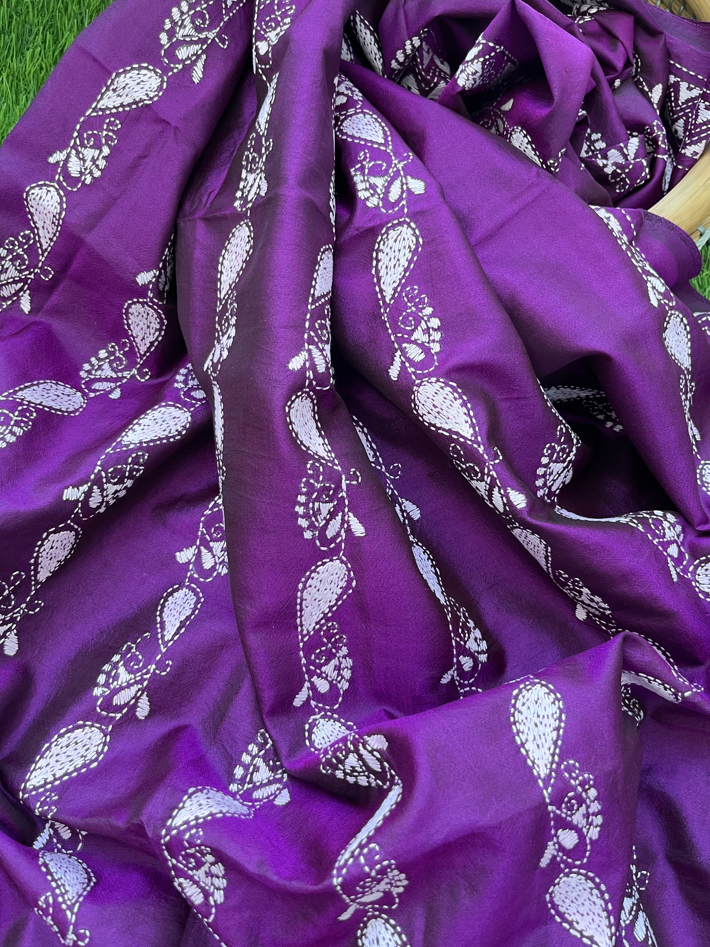 Silk Kantha Dupatta