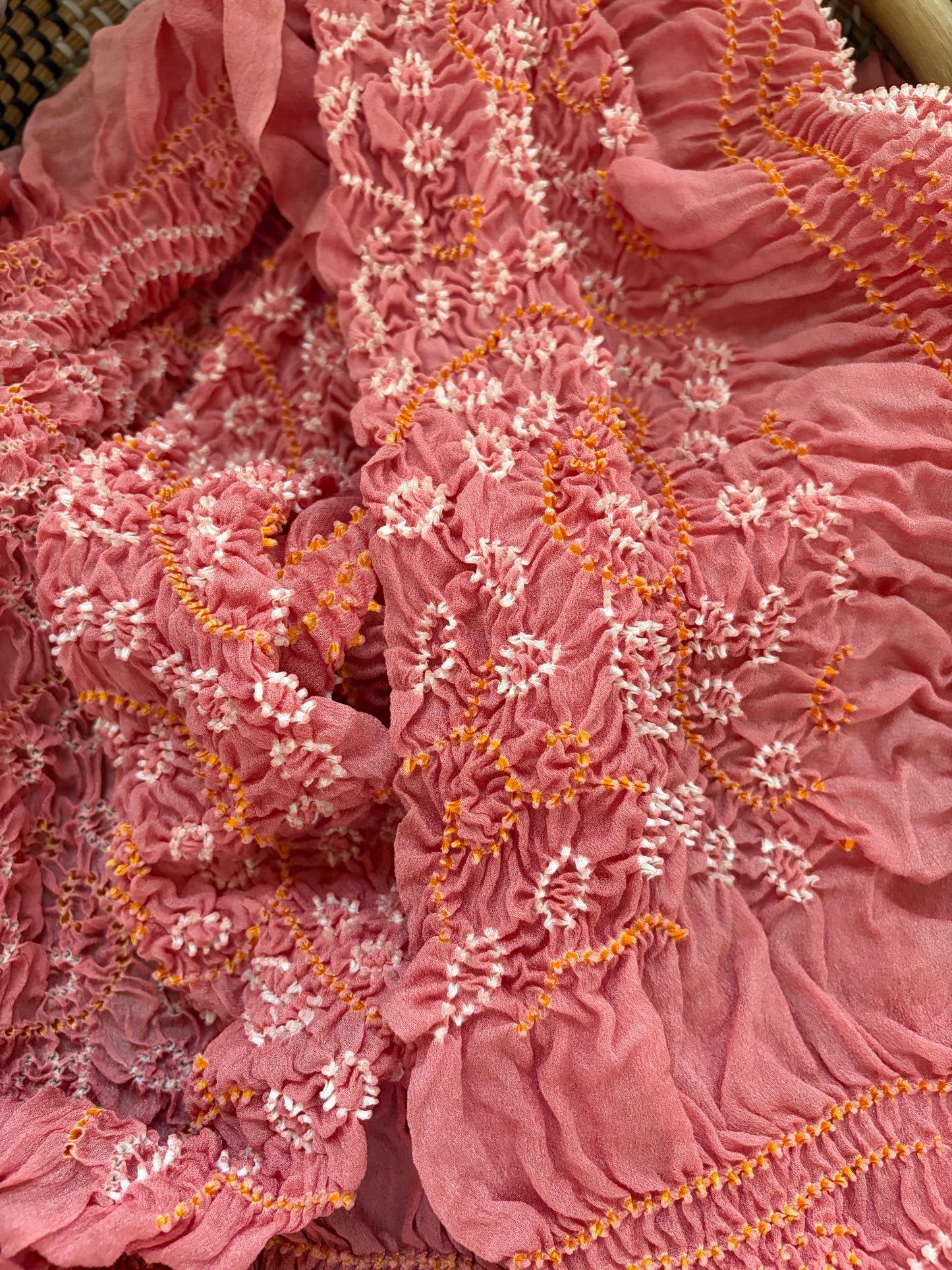 Bandhani chinon Dupatta