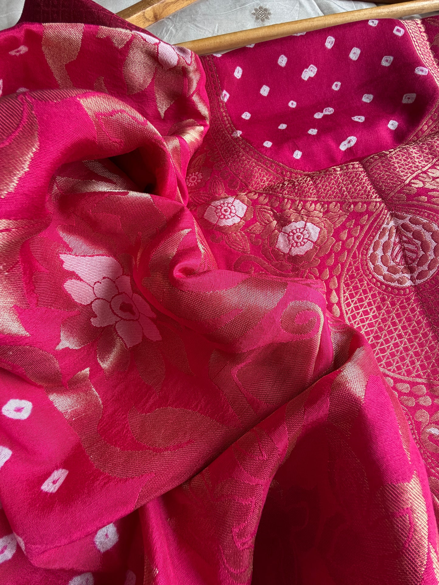 Modal Bandhani kurta bottom dupatta
