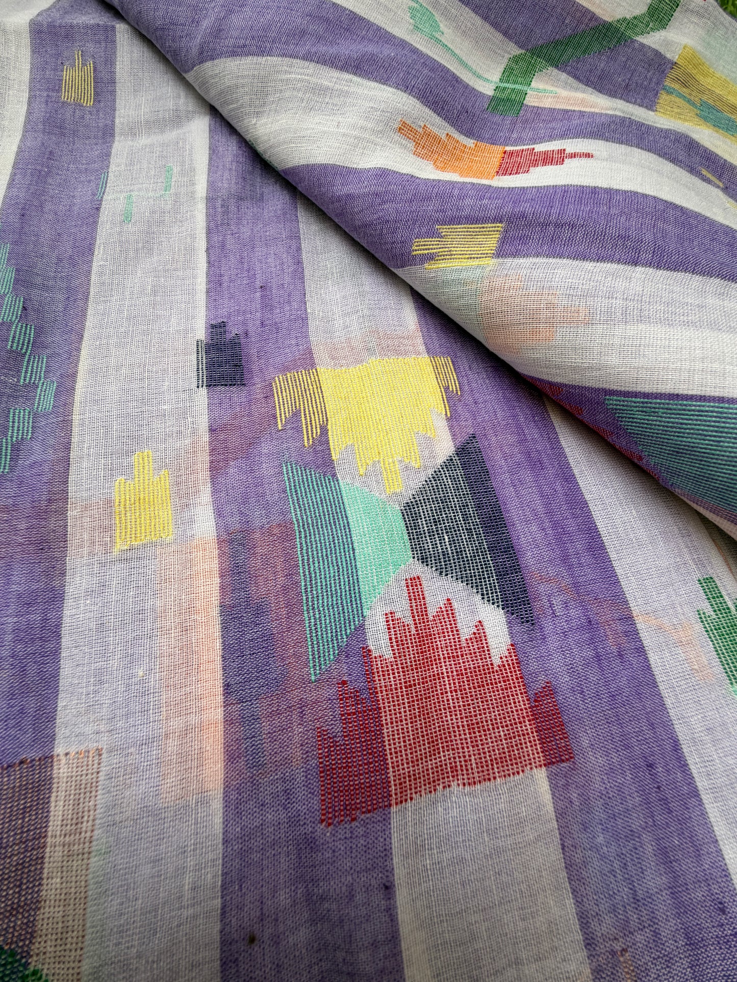 Jaamdani mul fabric
