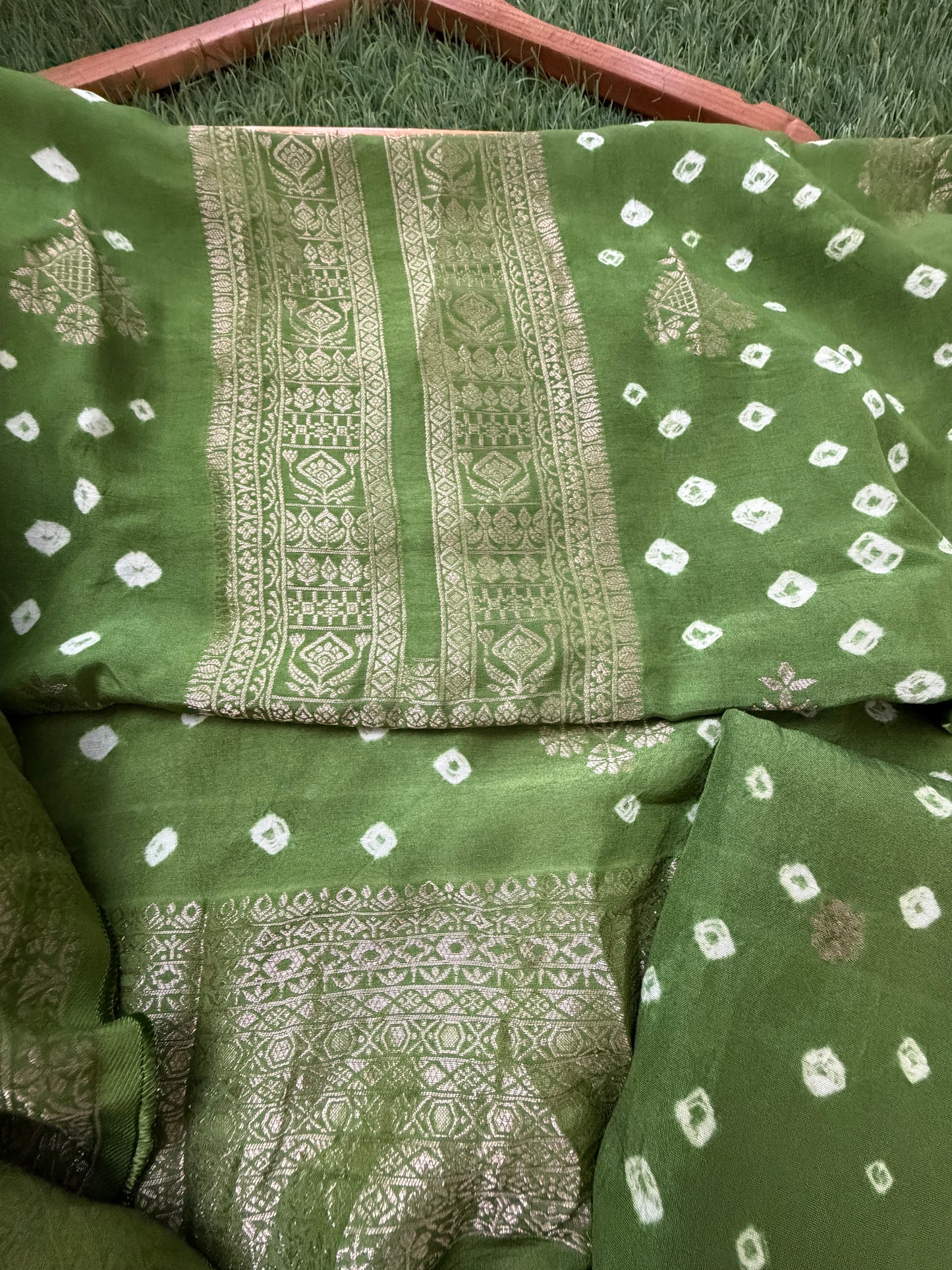 Modal Bandhani kurta bottom dupatta