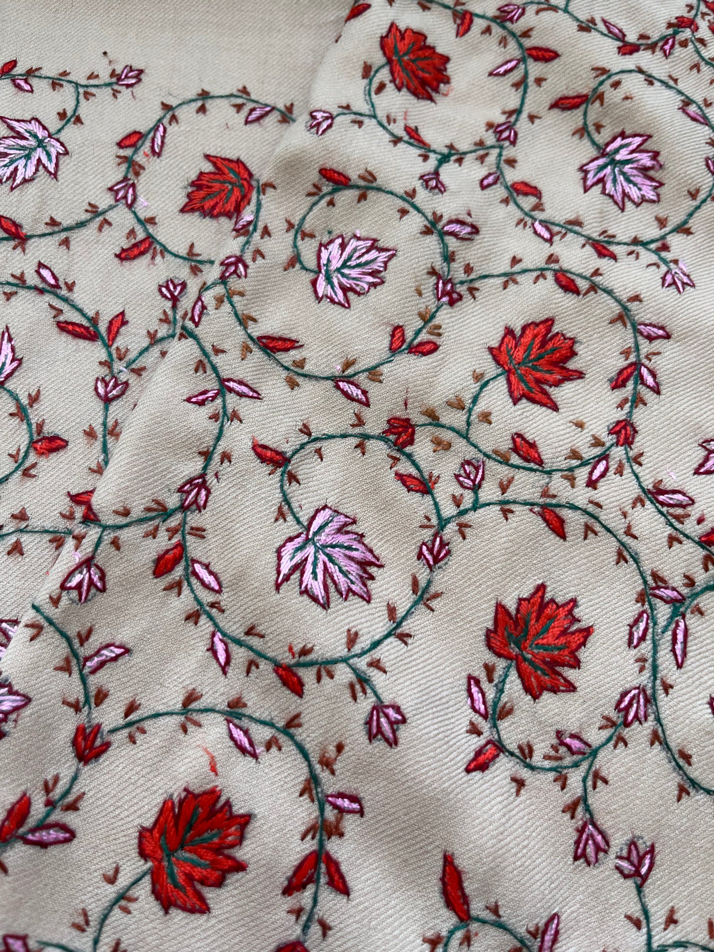 Woollen hand embroidered suit