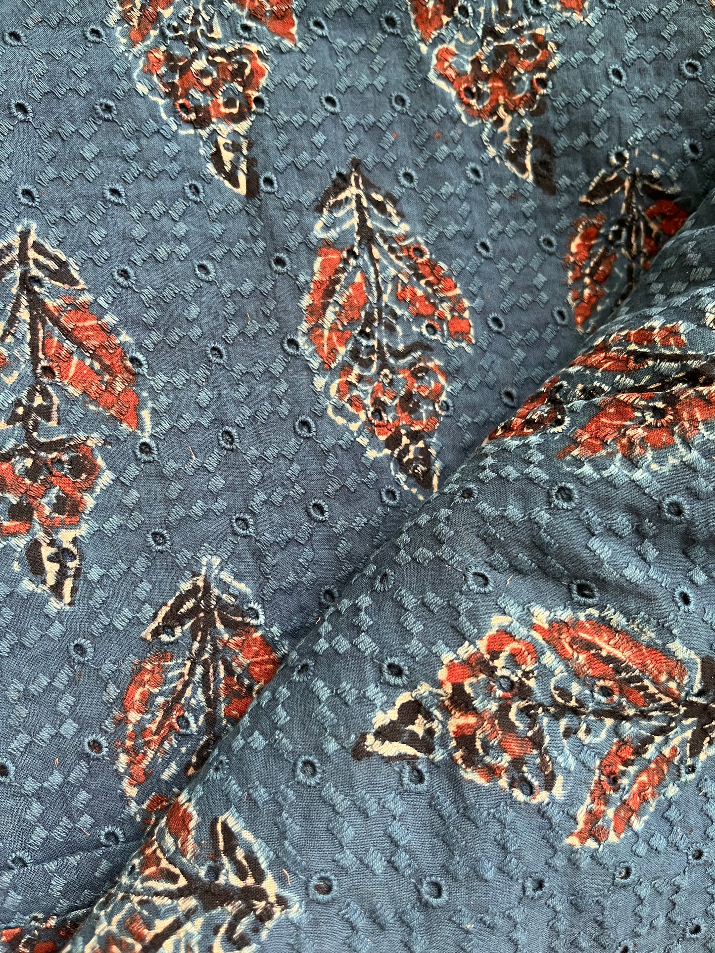 Cotton hakoba ajrakh