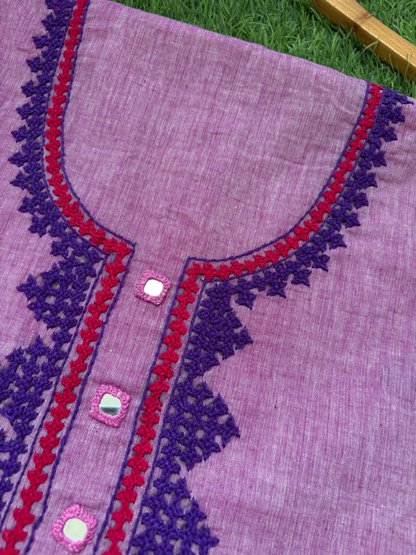 Sindhi work mangalgiri cotton Kurta