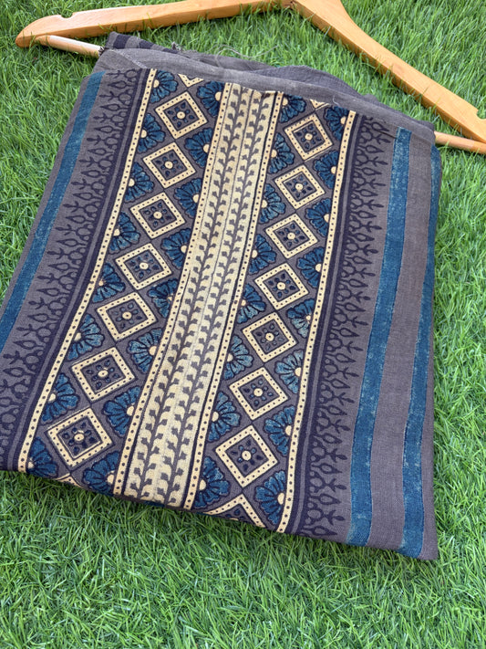 Linen Ajrakh Kurta