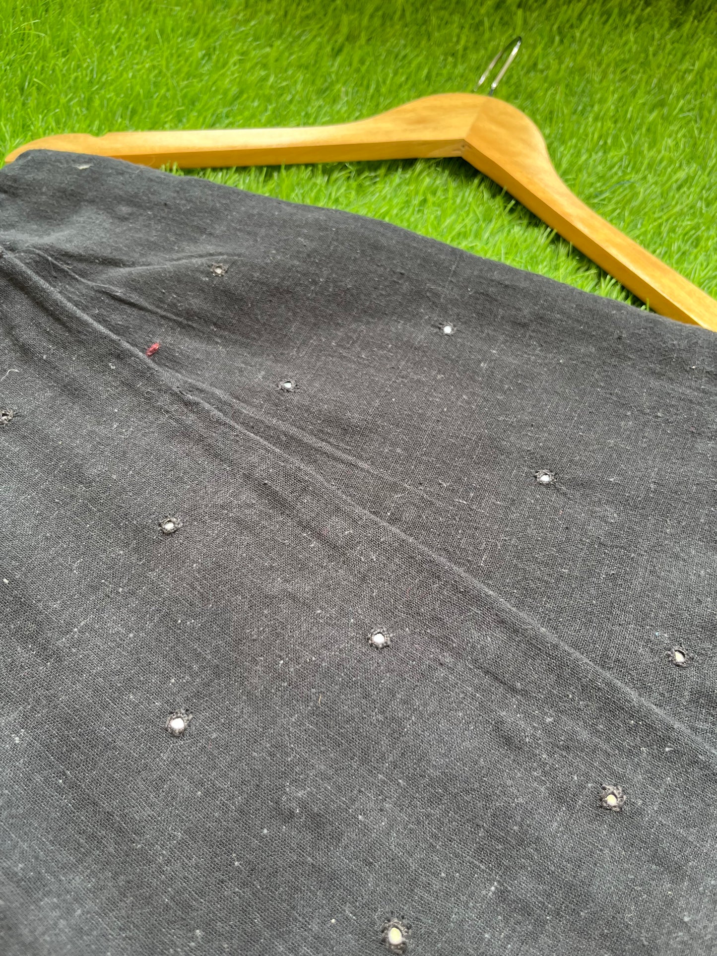 Handwoven organic kala Cotton fabric
