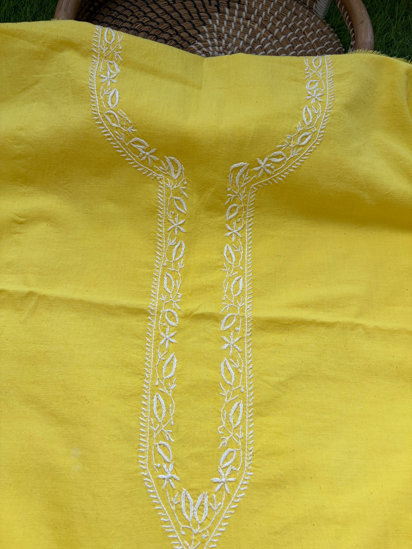 Pure handwoven khadi Kurta