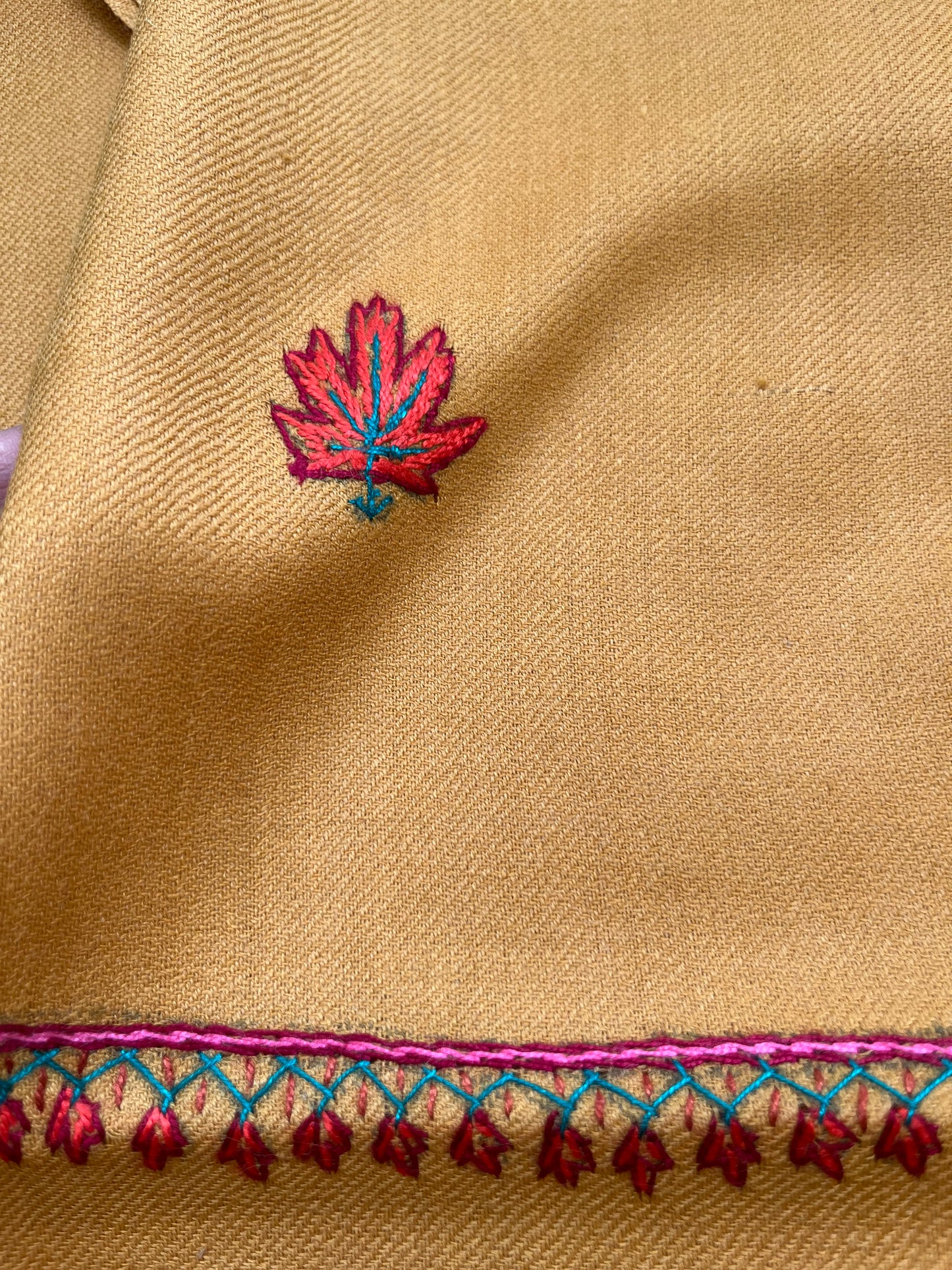 Woollen hand embroidered suit