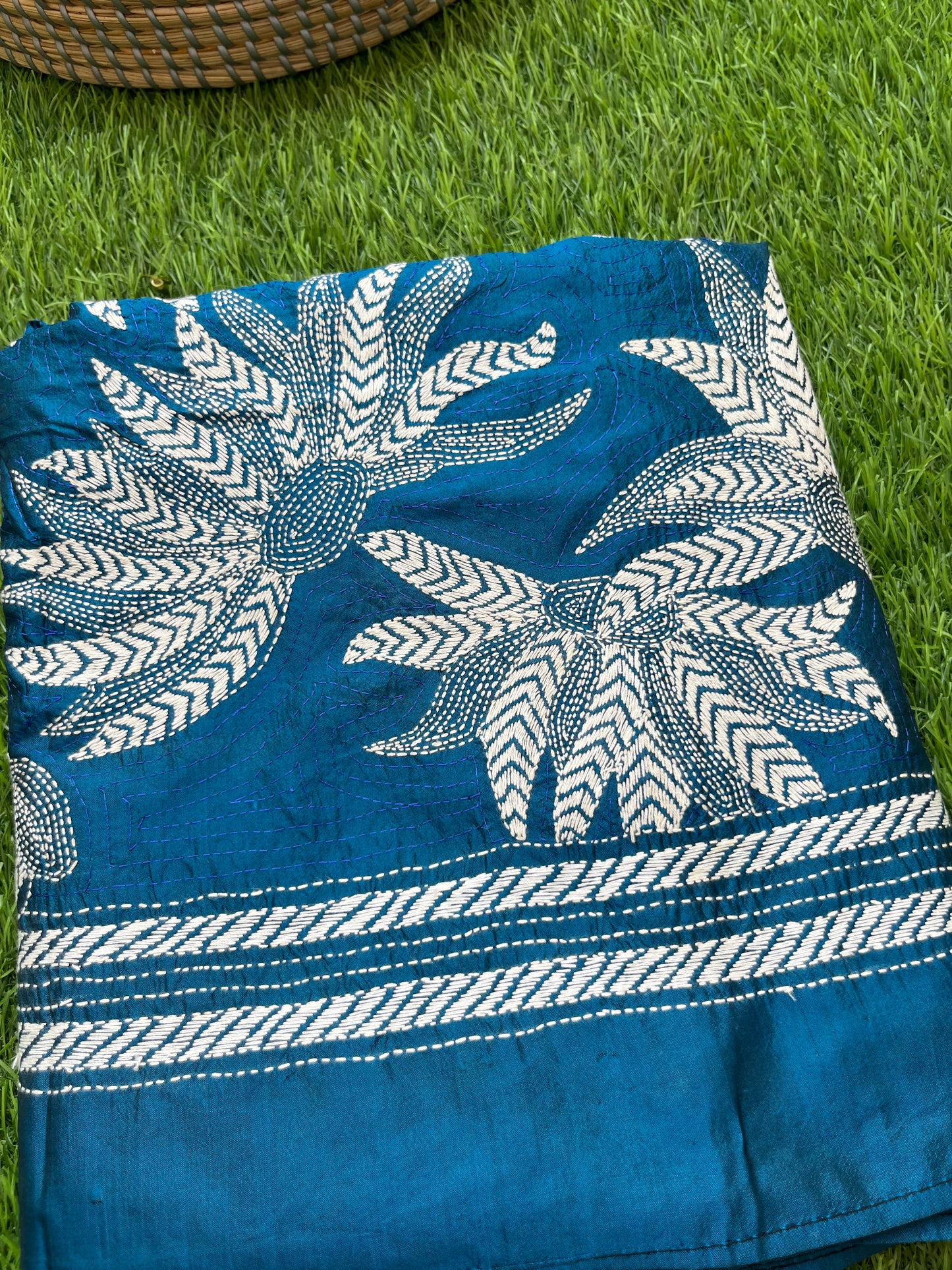 Silk Kantha Dupatta