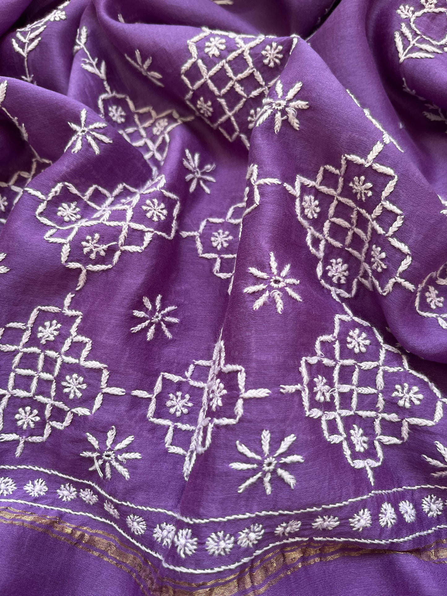 Jaamdani kurta chikankari dupatta