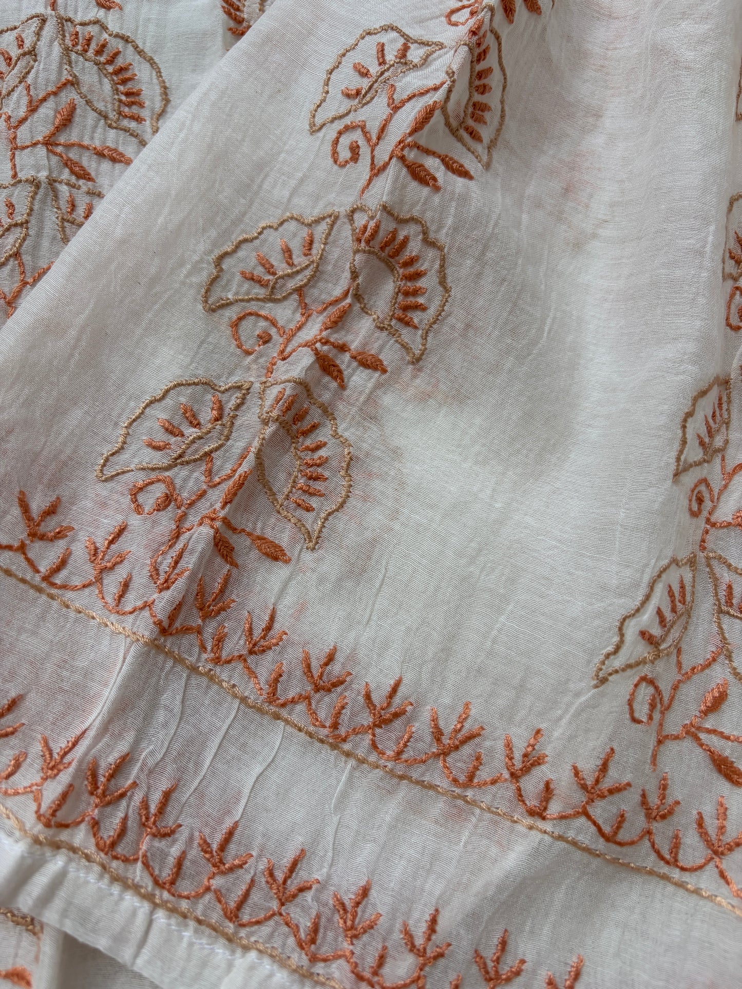 Chanderi Chikankari Kurta Dupatta
