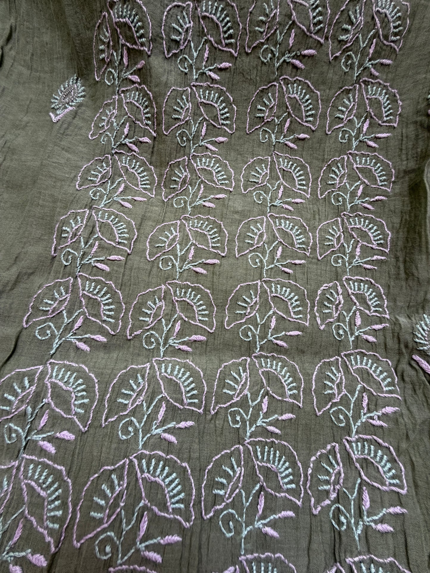 Chanderi Chikankari Kurta Dupatta