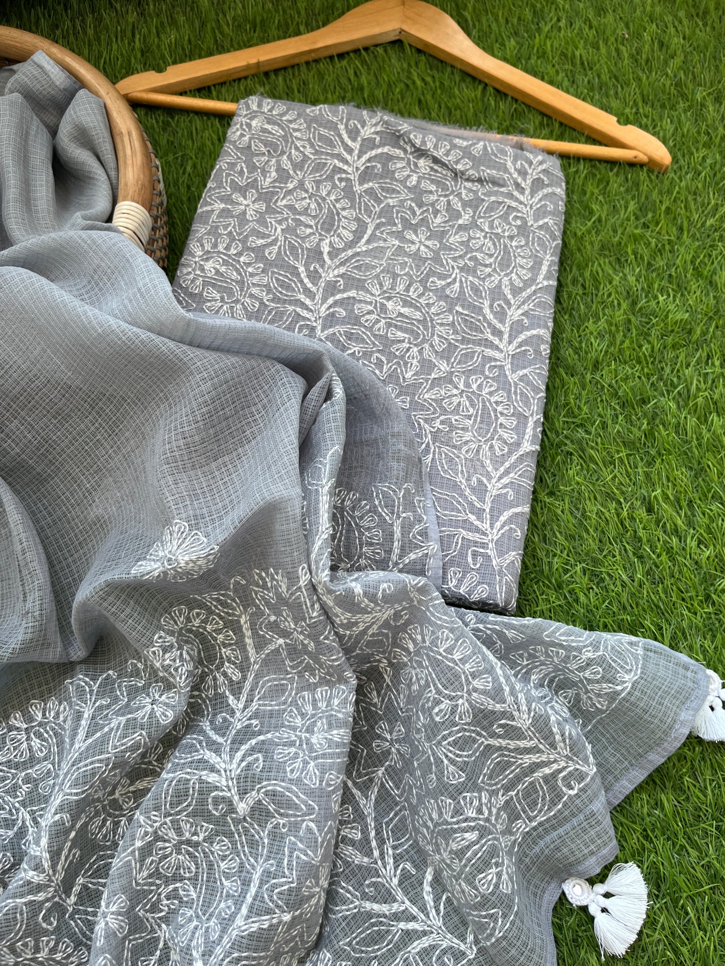 Kota Chikankari Kurta Dupatta