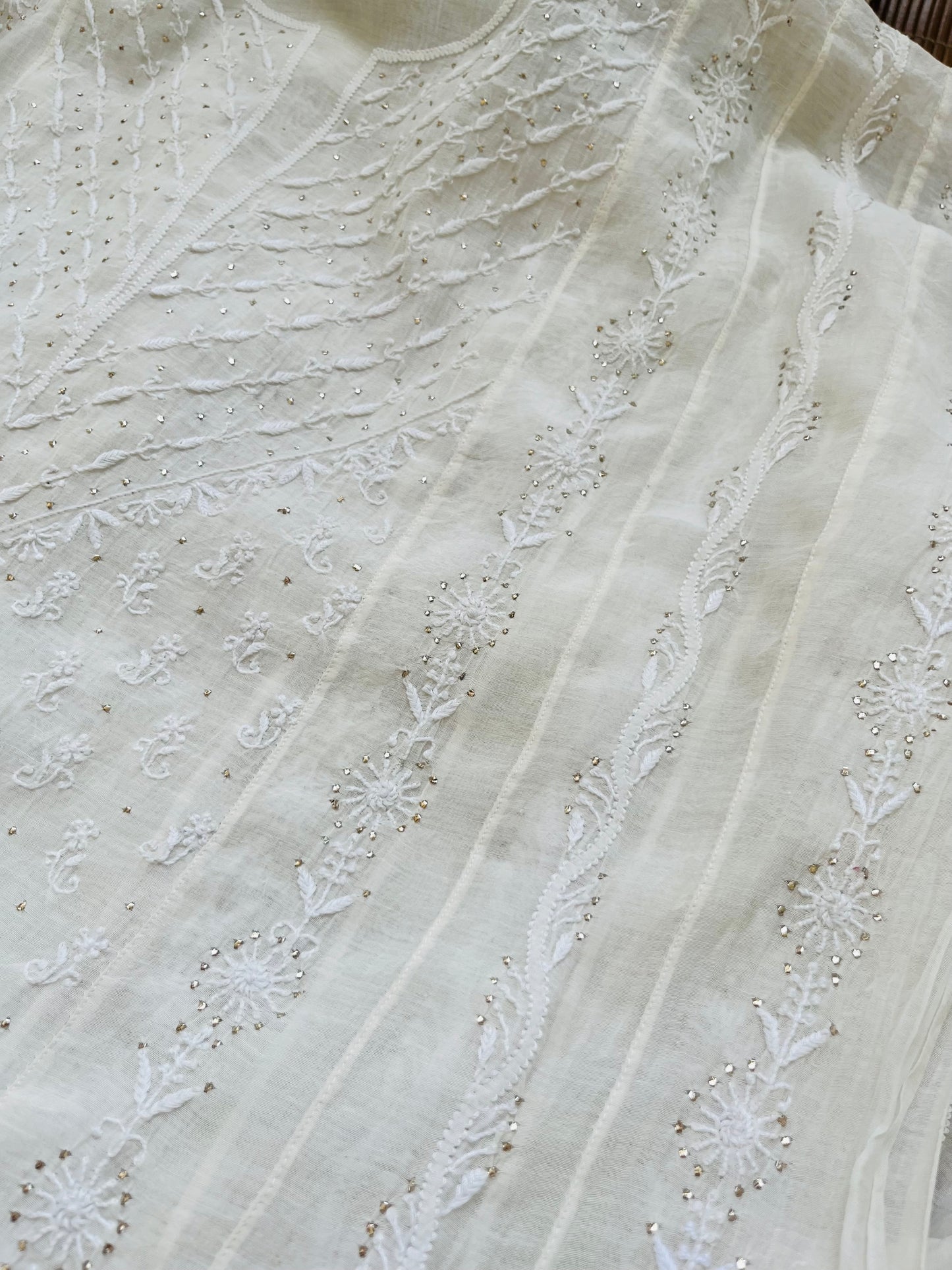 Chanderi Chikankari Kurta Dupatta