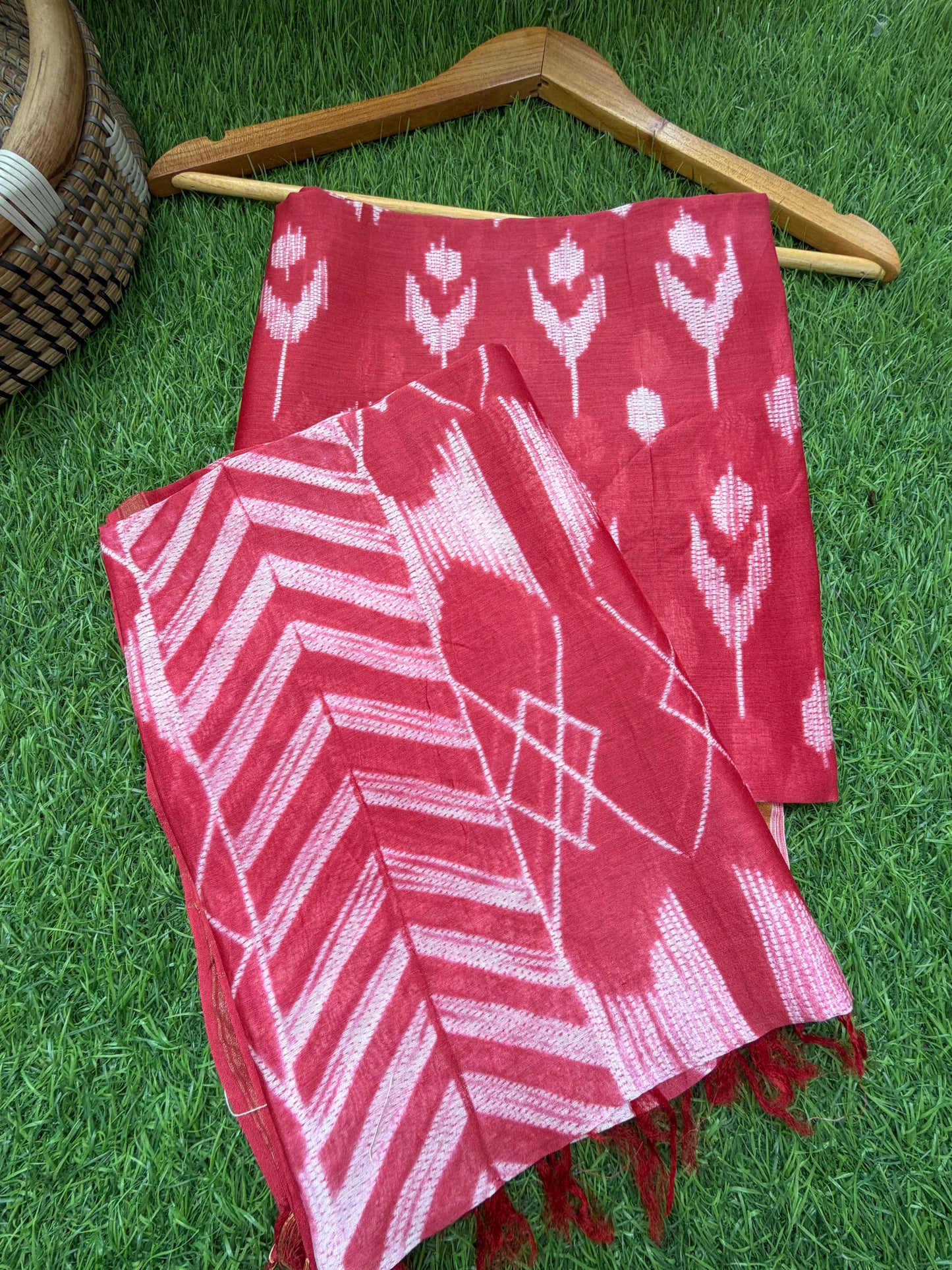 Chanderi Shibori kurta dupatta