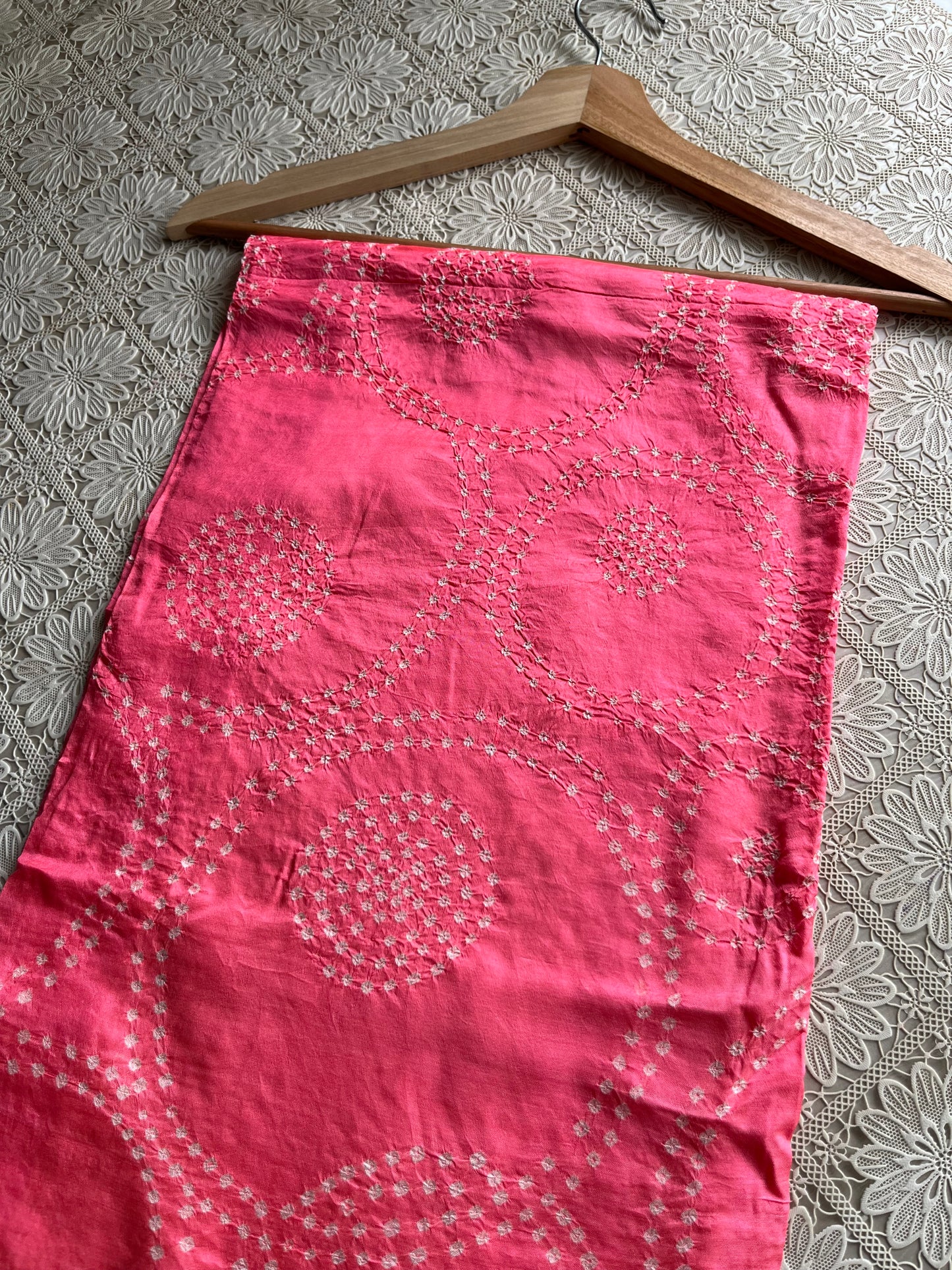 Mulberry Silk bandhani kurta