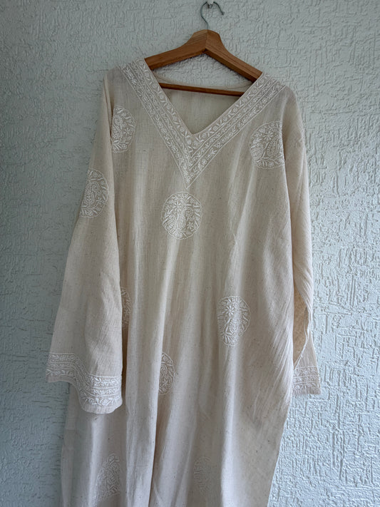 Kala cotton Kurta ( Semi Stitched)