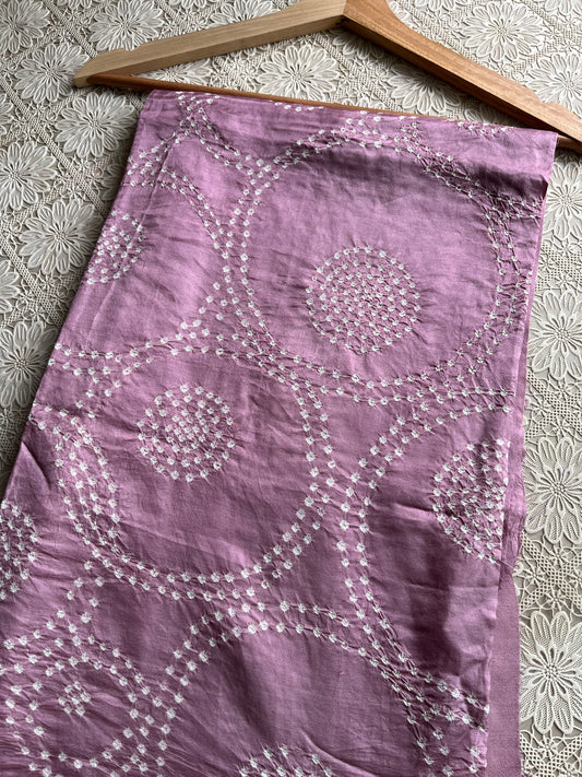 Mulberry Silk bandhani kurta