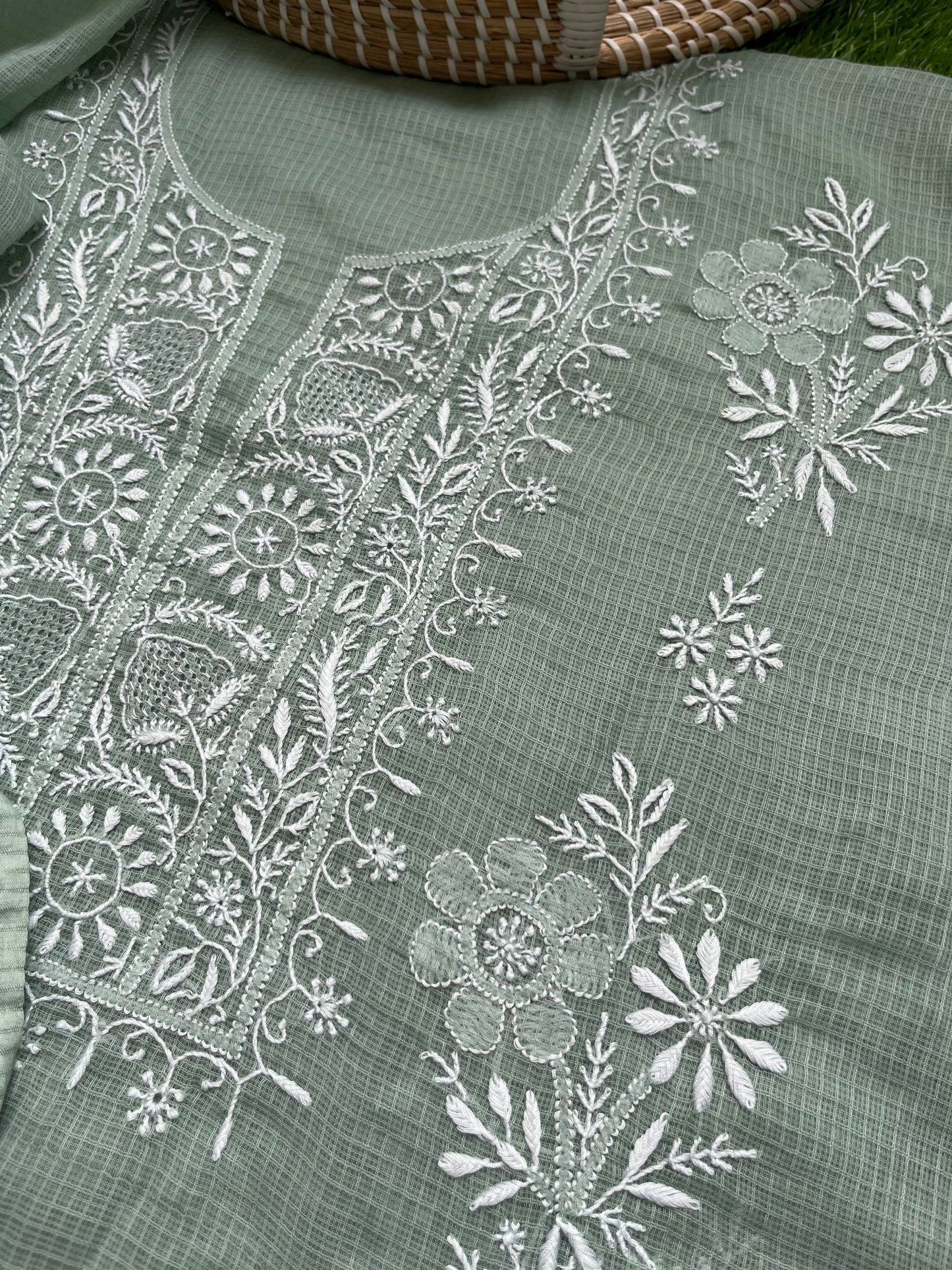 Kota Chikankari Kurta Dupatta