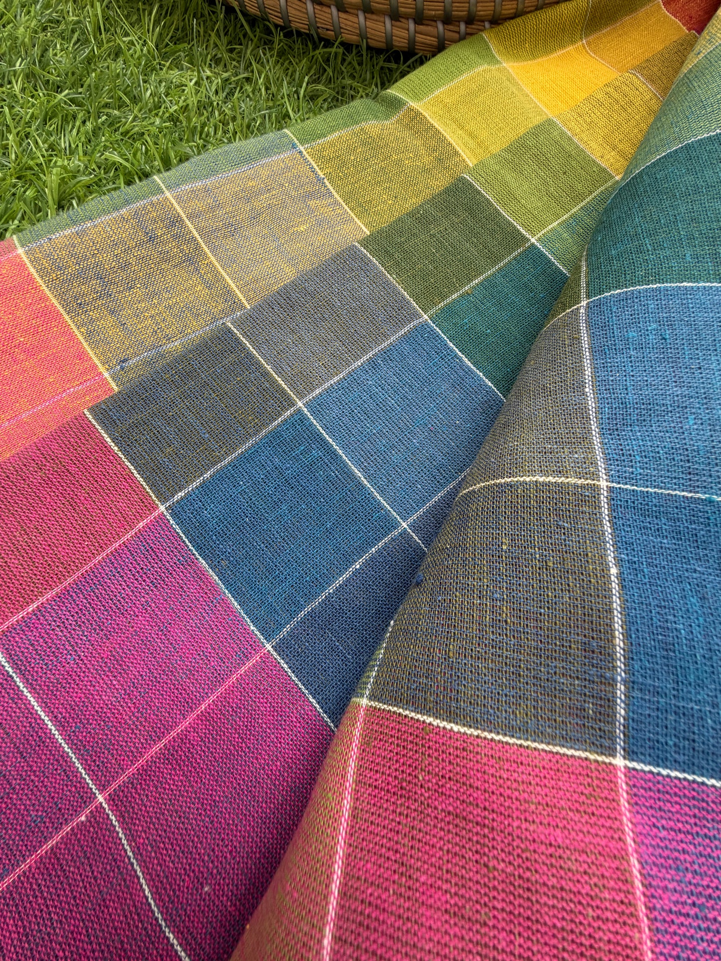 Handwoven organic kala Cotton fabric