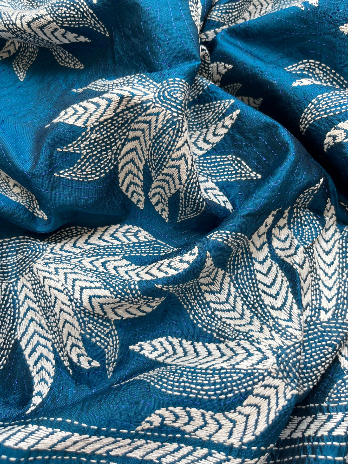 Silk Kantha Dupatta