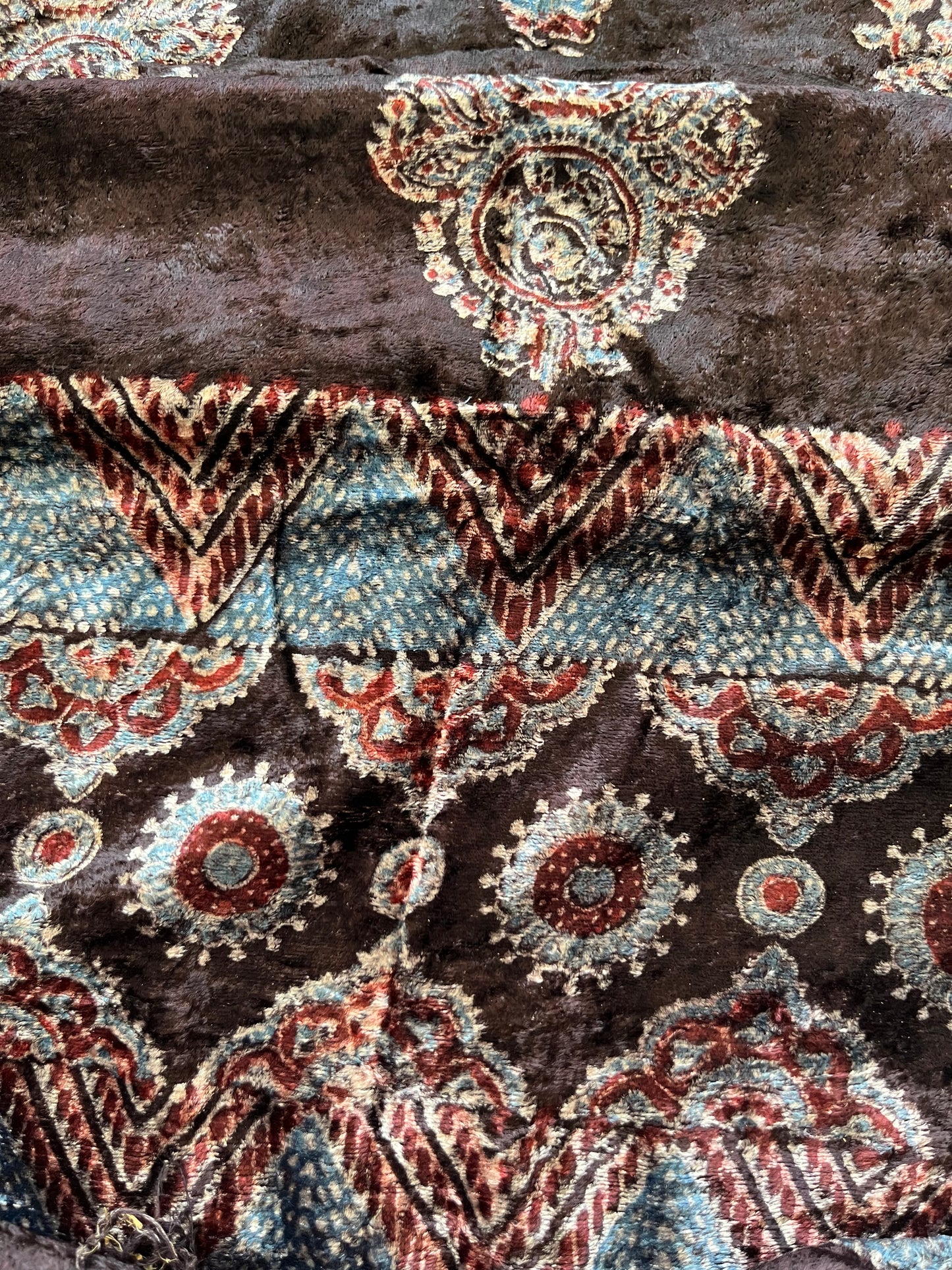Velvet Ajrakh Kurta