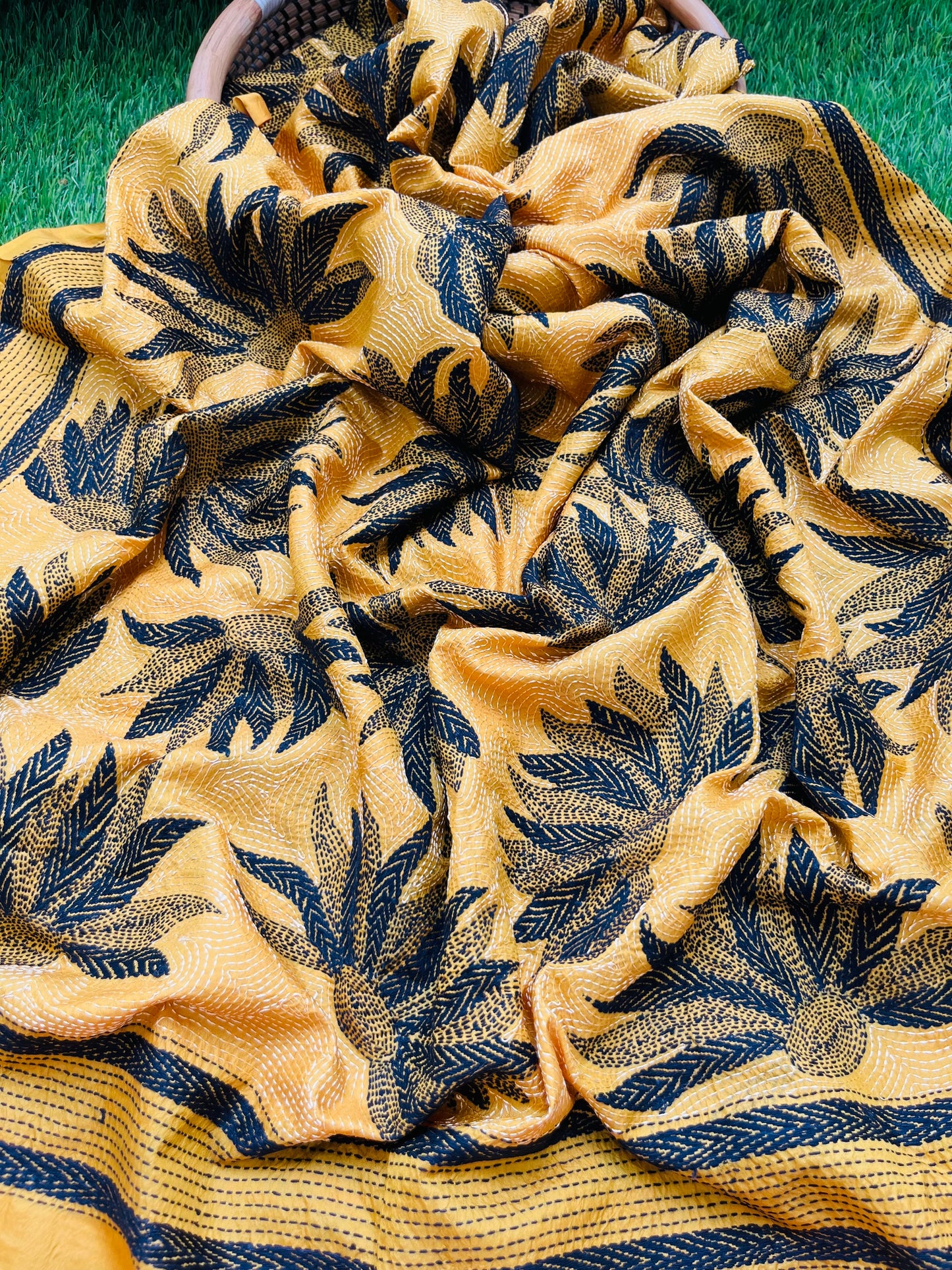 Silk Kantha Dupatta