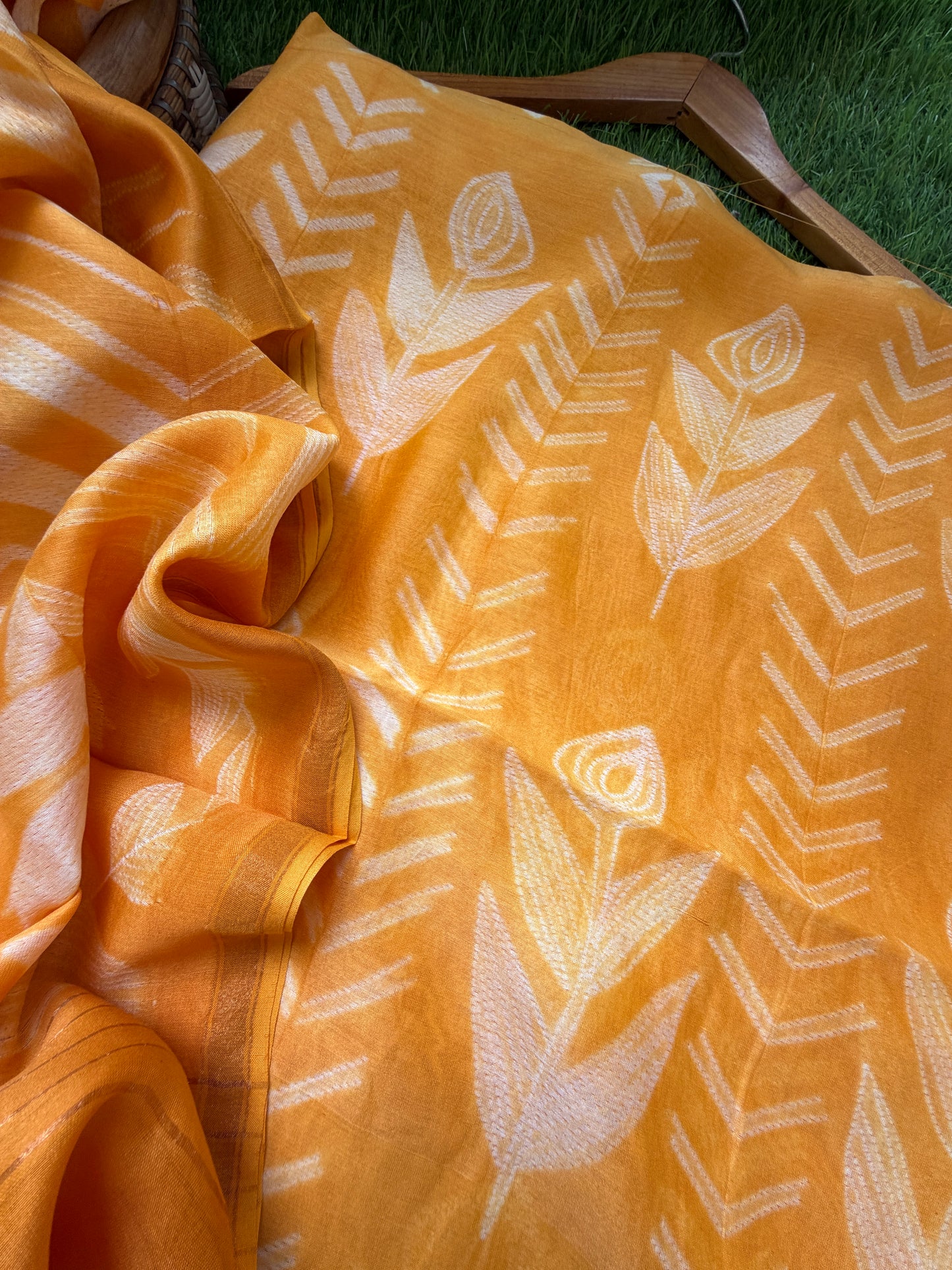 Chanderi Shibori kurta dupatta