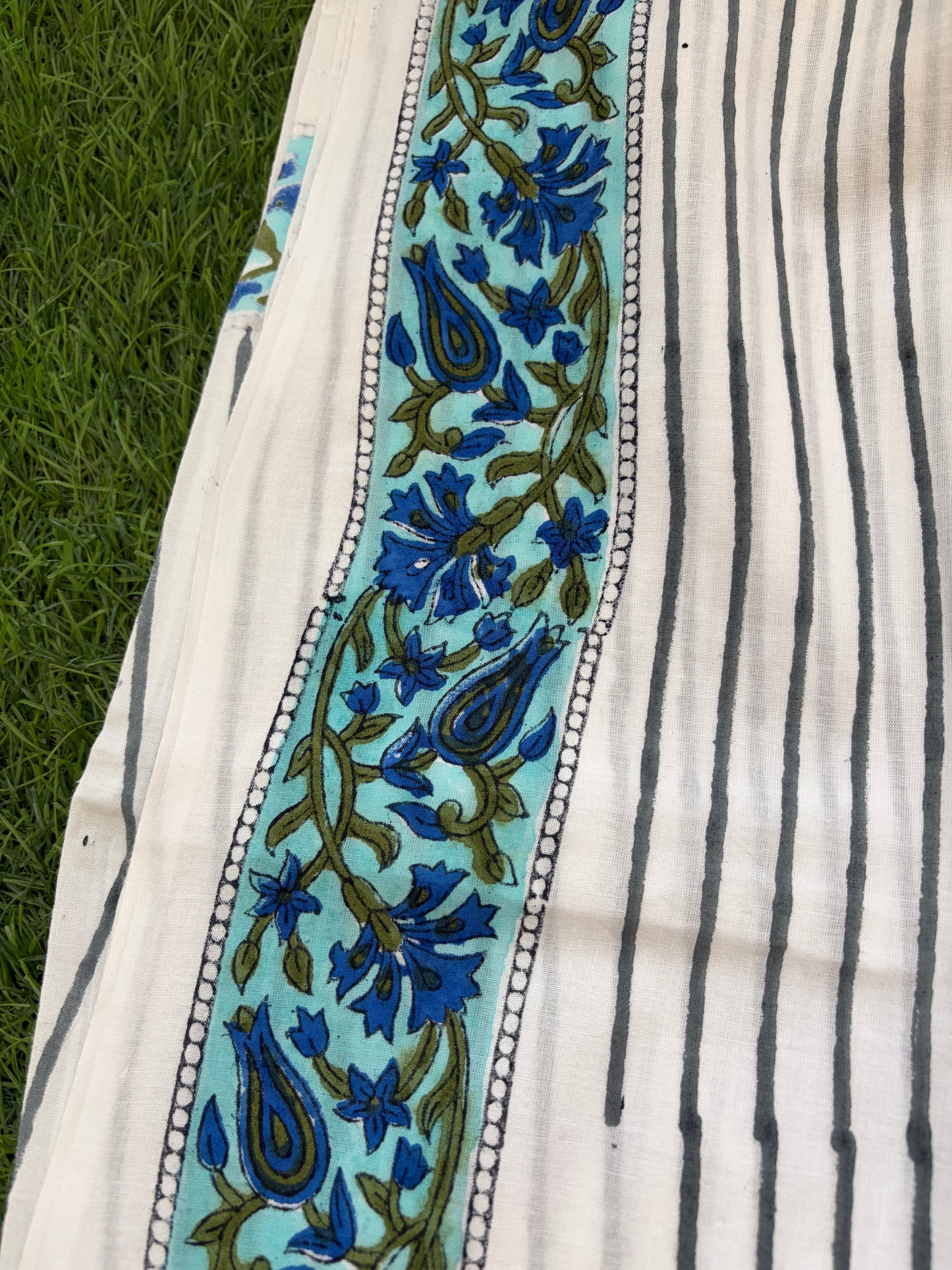 Block print kota Dupatta cotton Kurta bottom