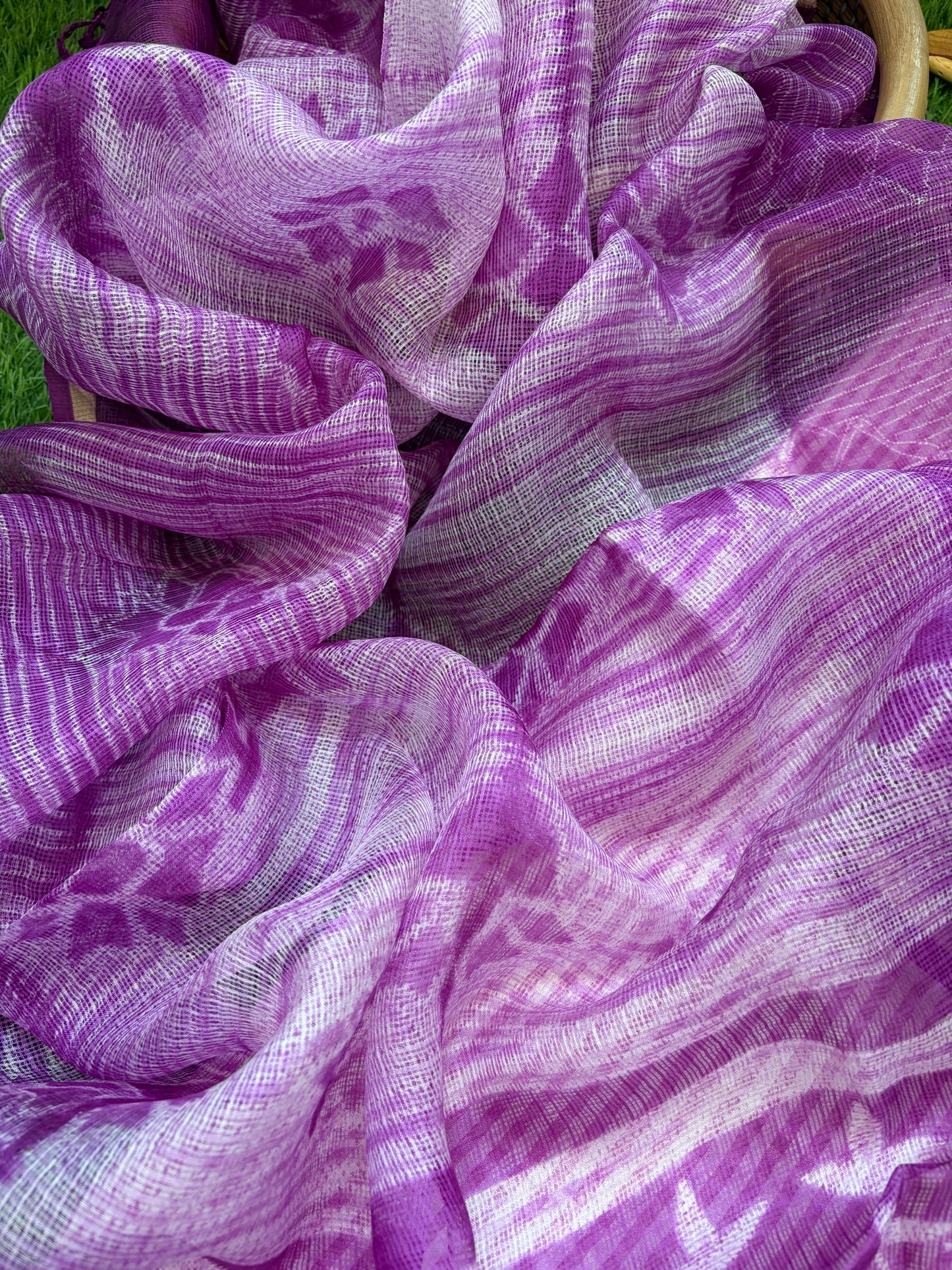 Muslin Khadi check kurta fabric kota silk dupatta