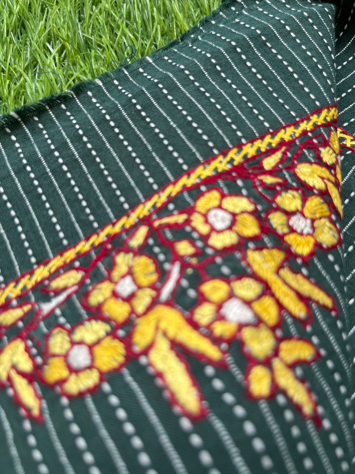 Cotton kashmiri work kurta