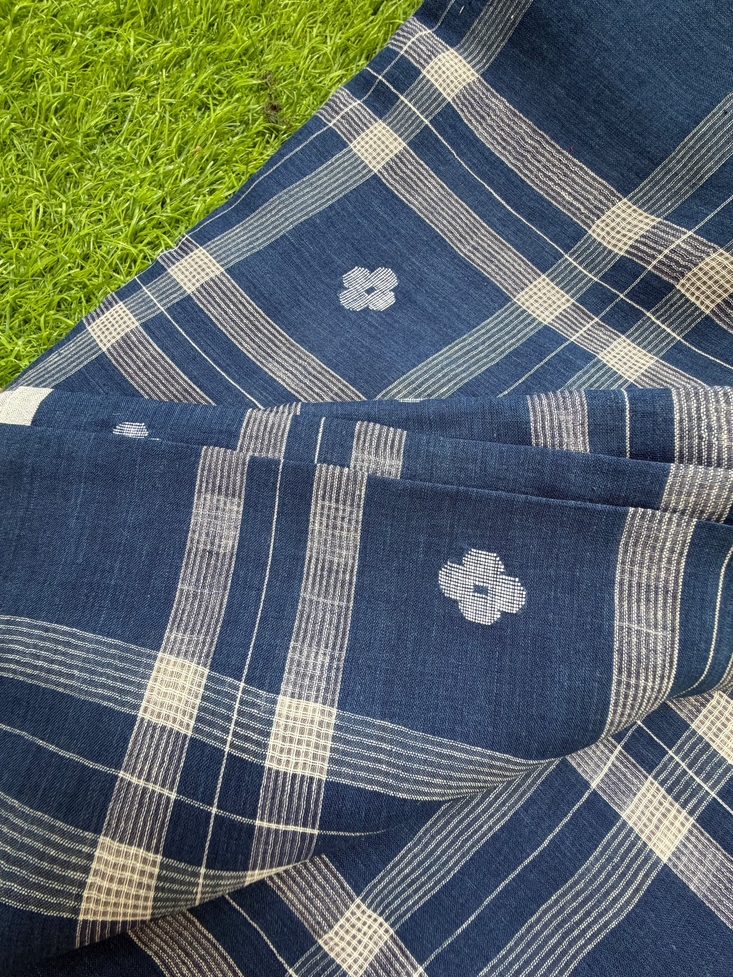Jaamdani mul fabric