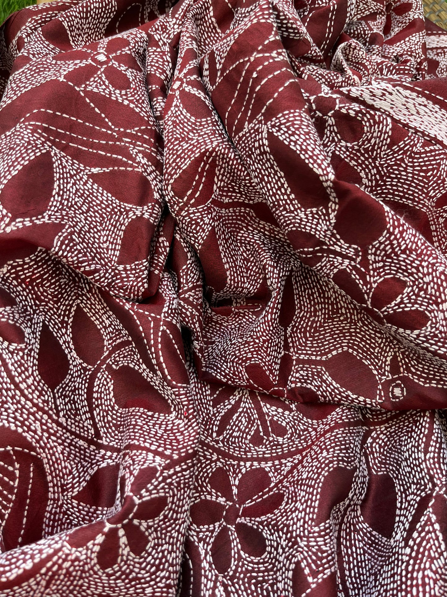 Silk Kantha Dupatta