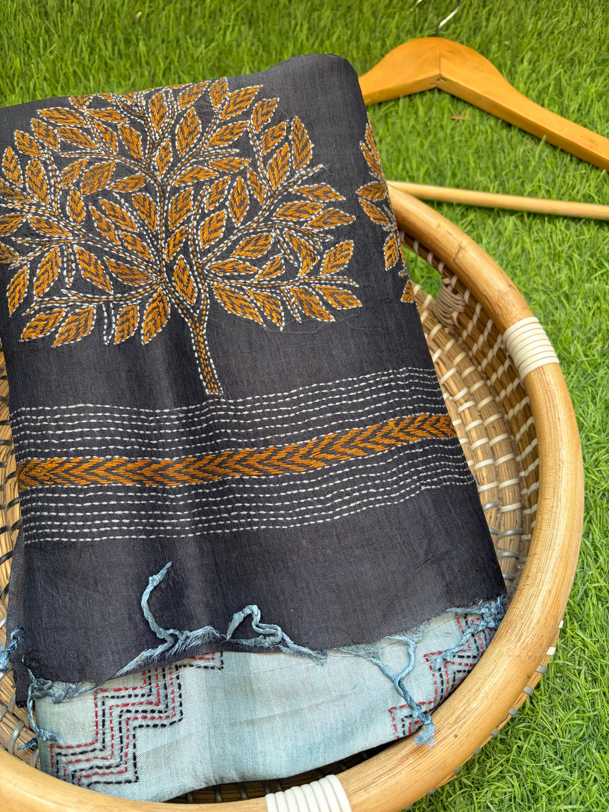 Silk Kantha Dupatta