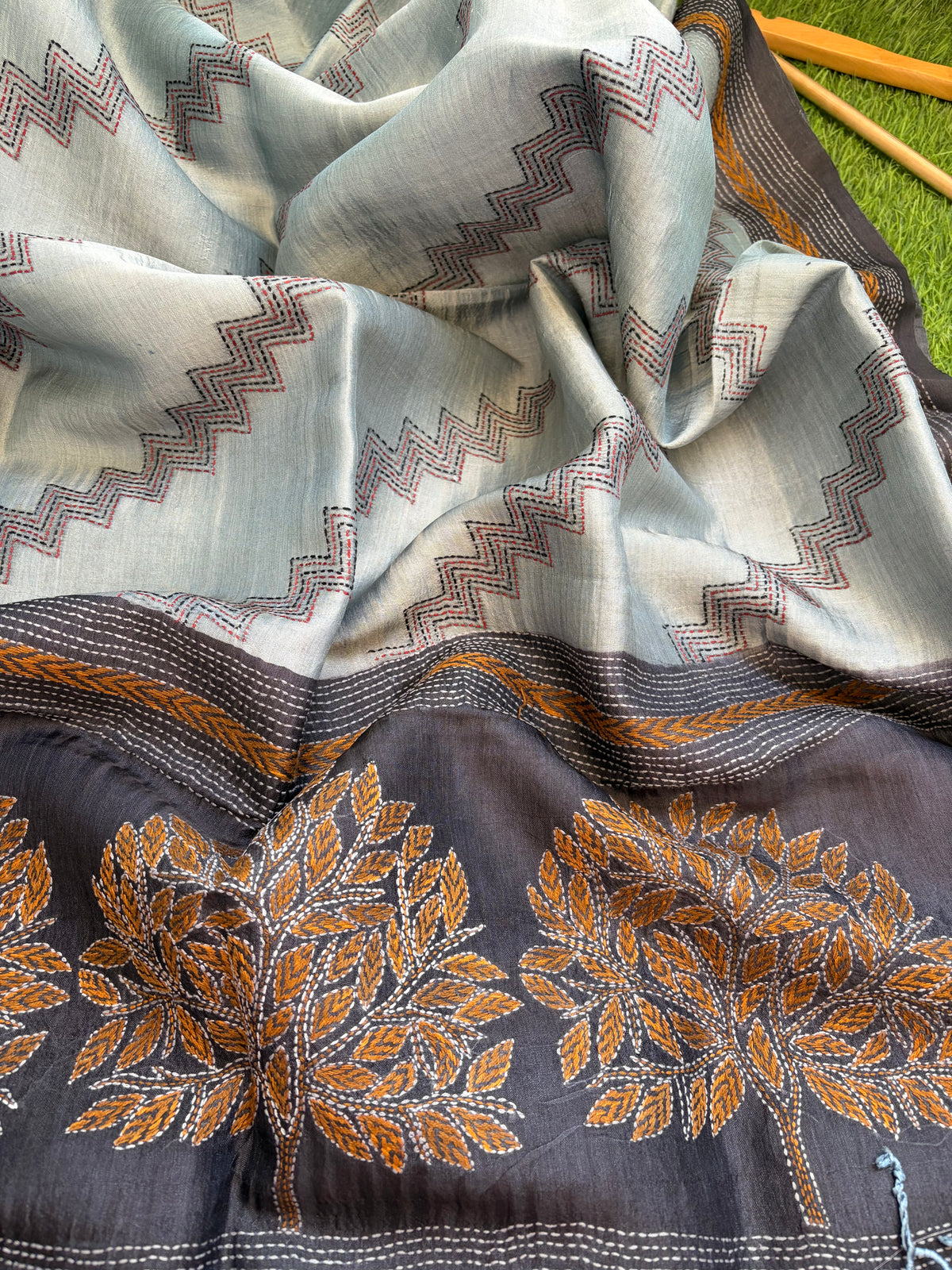 Silk Kantha Dupatta