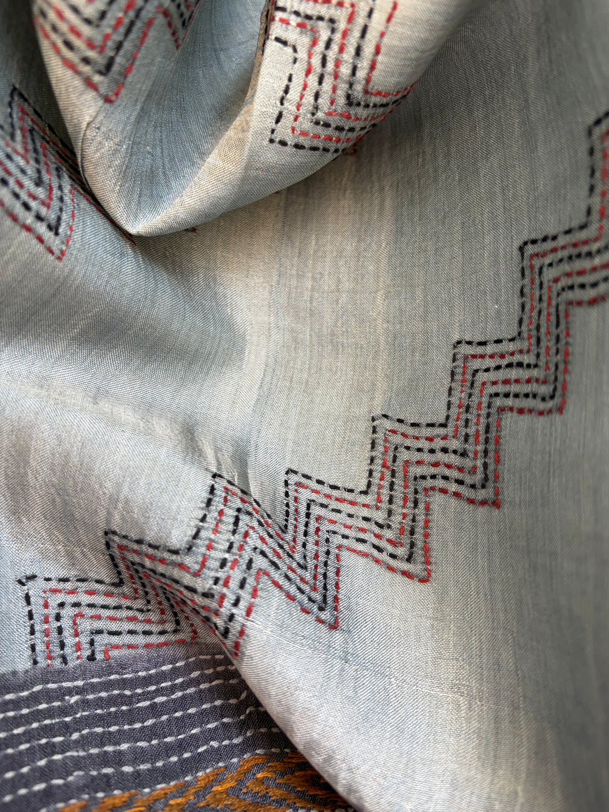 Silk Kantha Dupatta