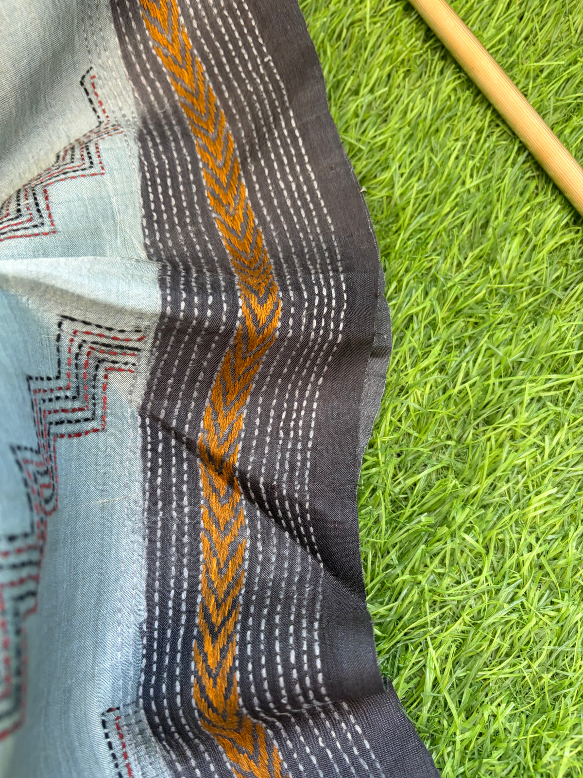 Silk Kantha Dupatta