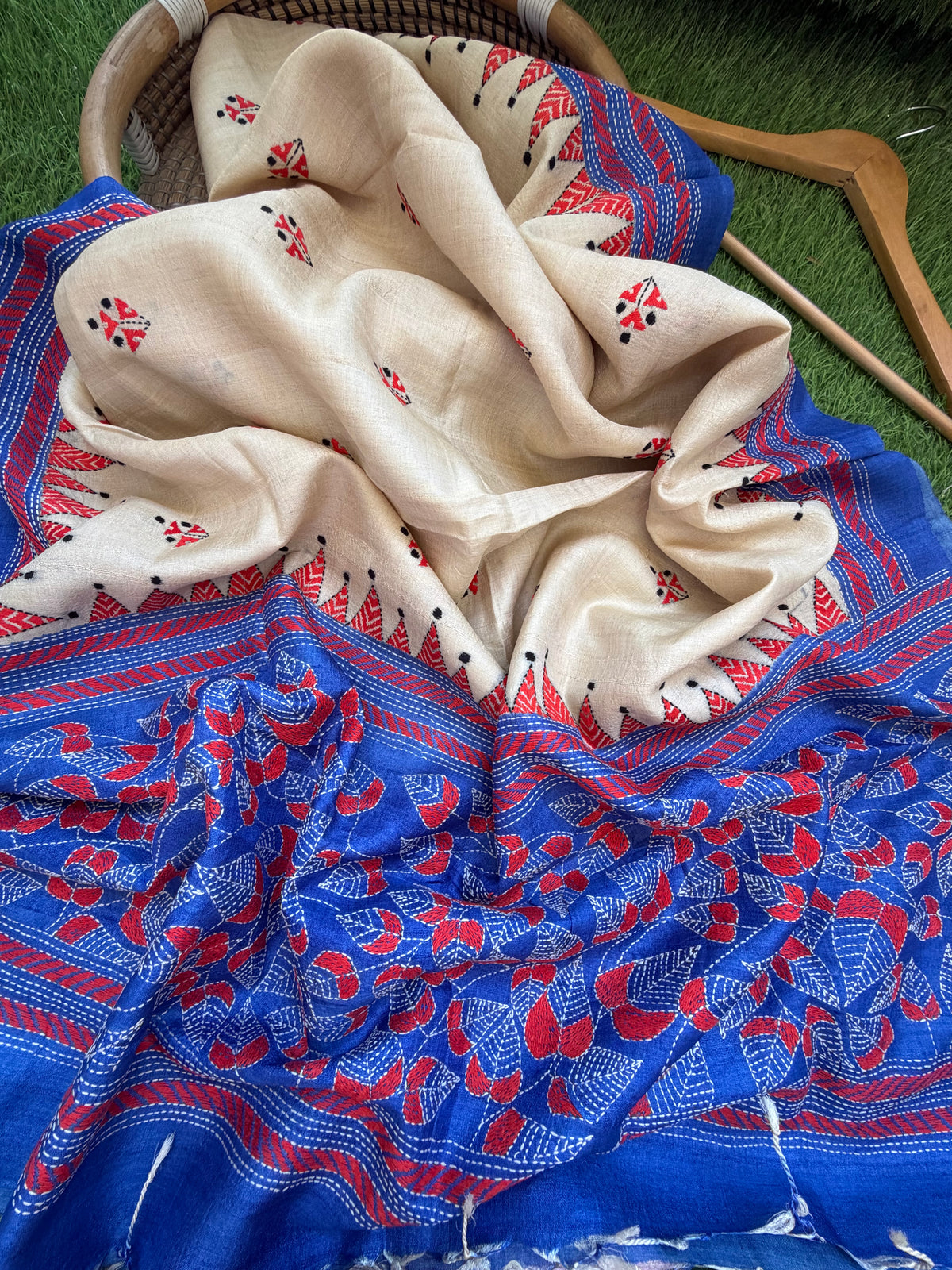 Silk Kantha Dupatta