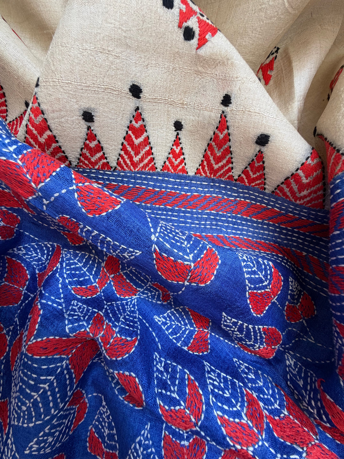 Silk Kantha Dupatta