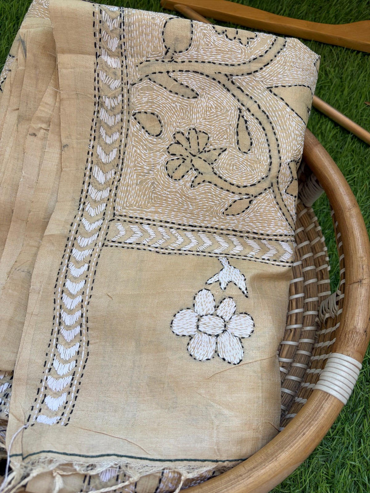 Silk Kantha Dupatta