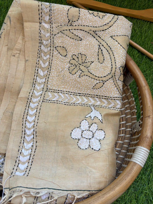 Silk Kantha Dupatta