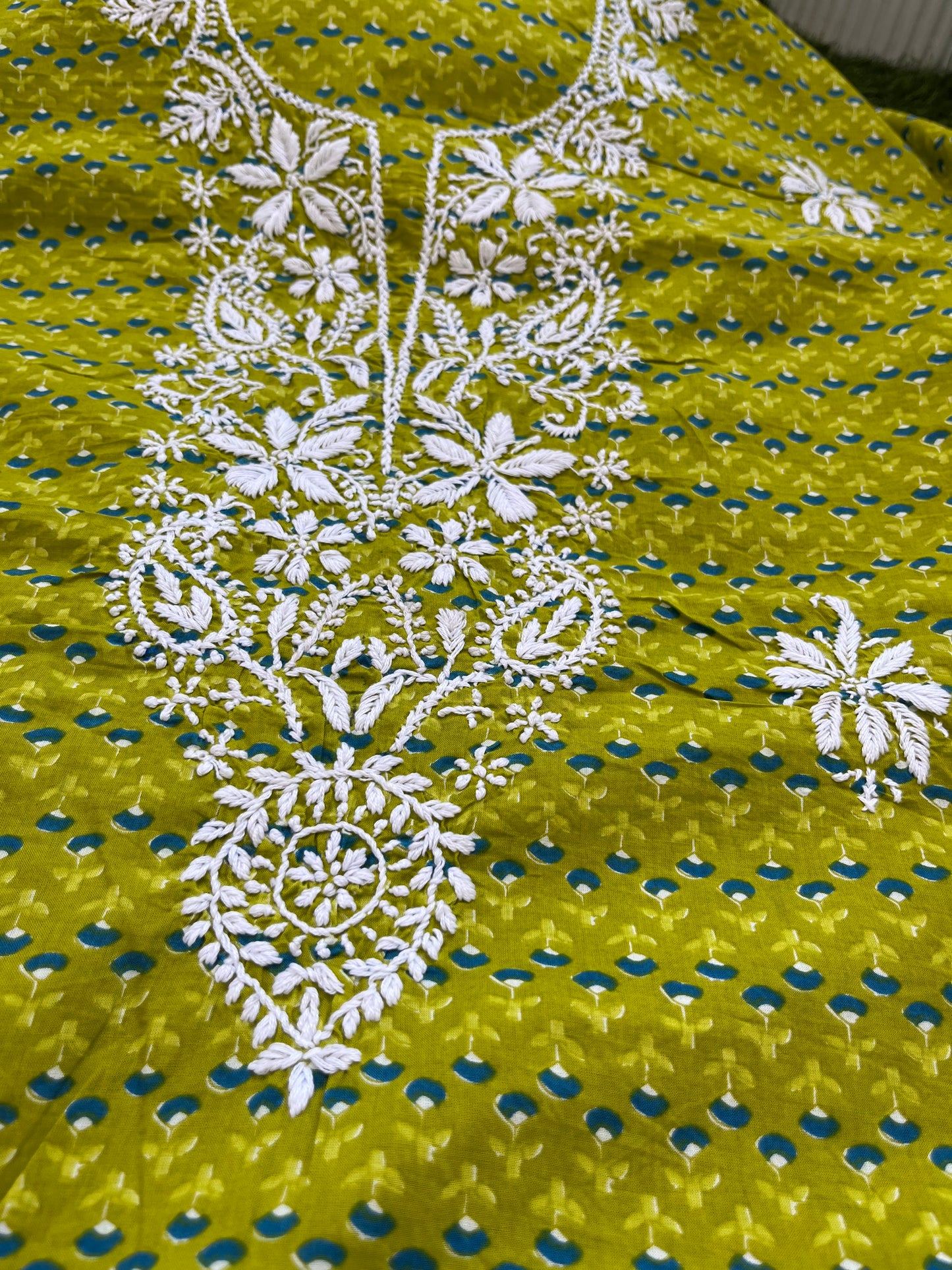 Cotton chikankari kurta