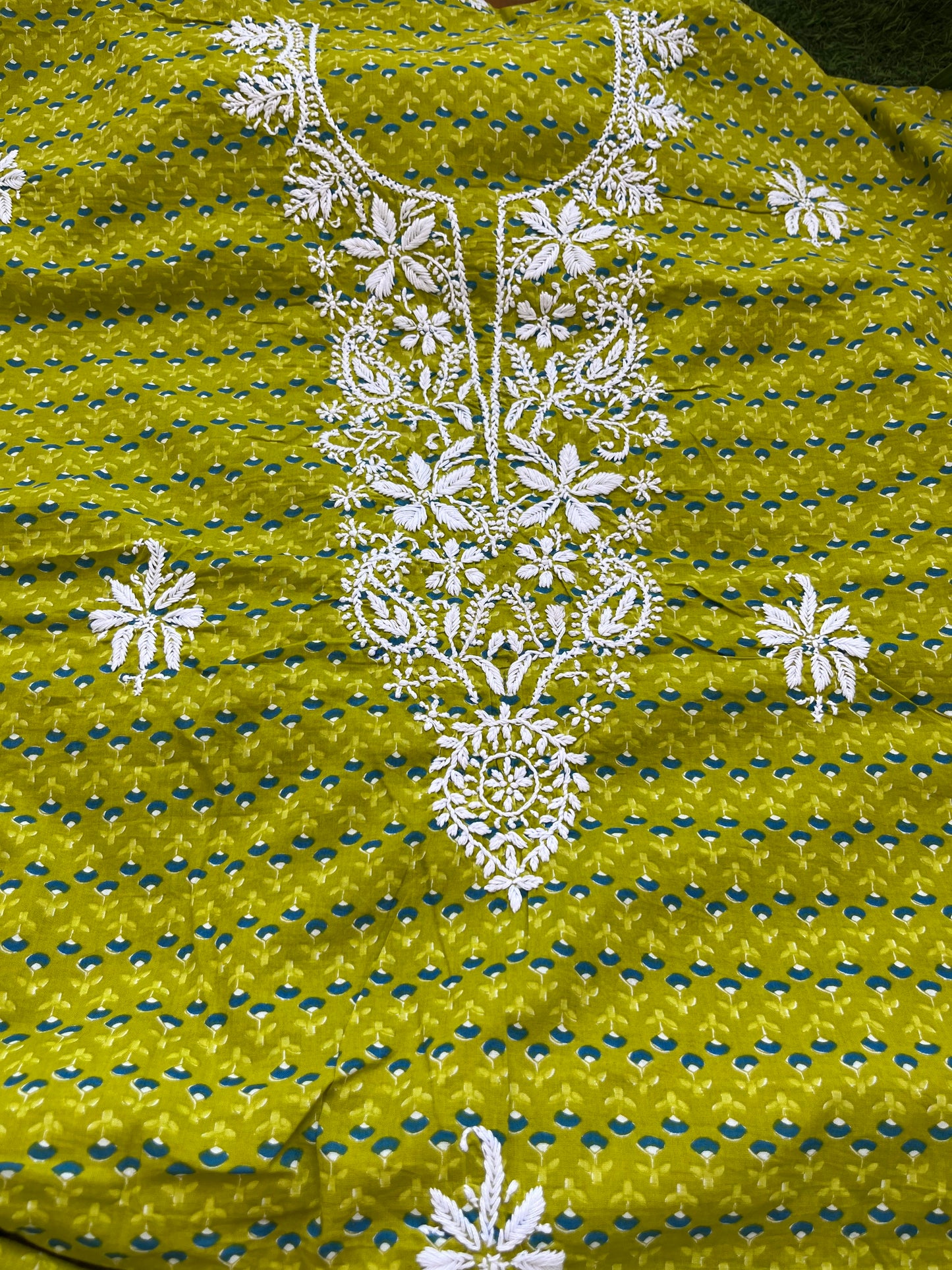 Cotton chikankari kurta