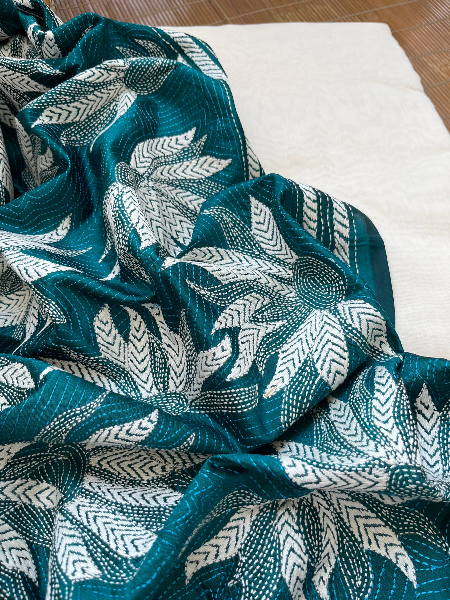 Silk Kantha Dupatta