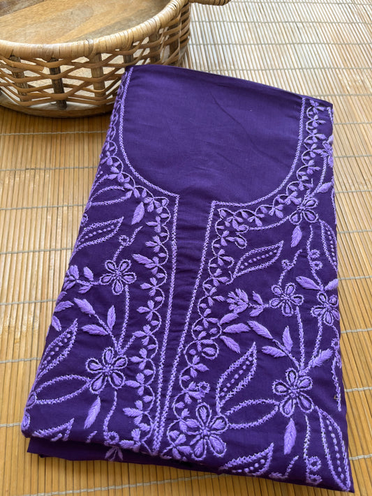 Cotton chikankari kurta