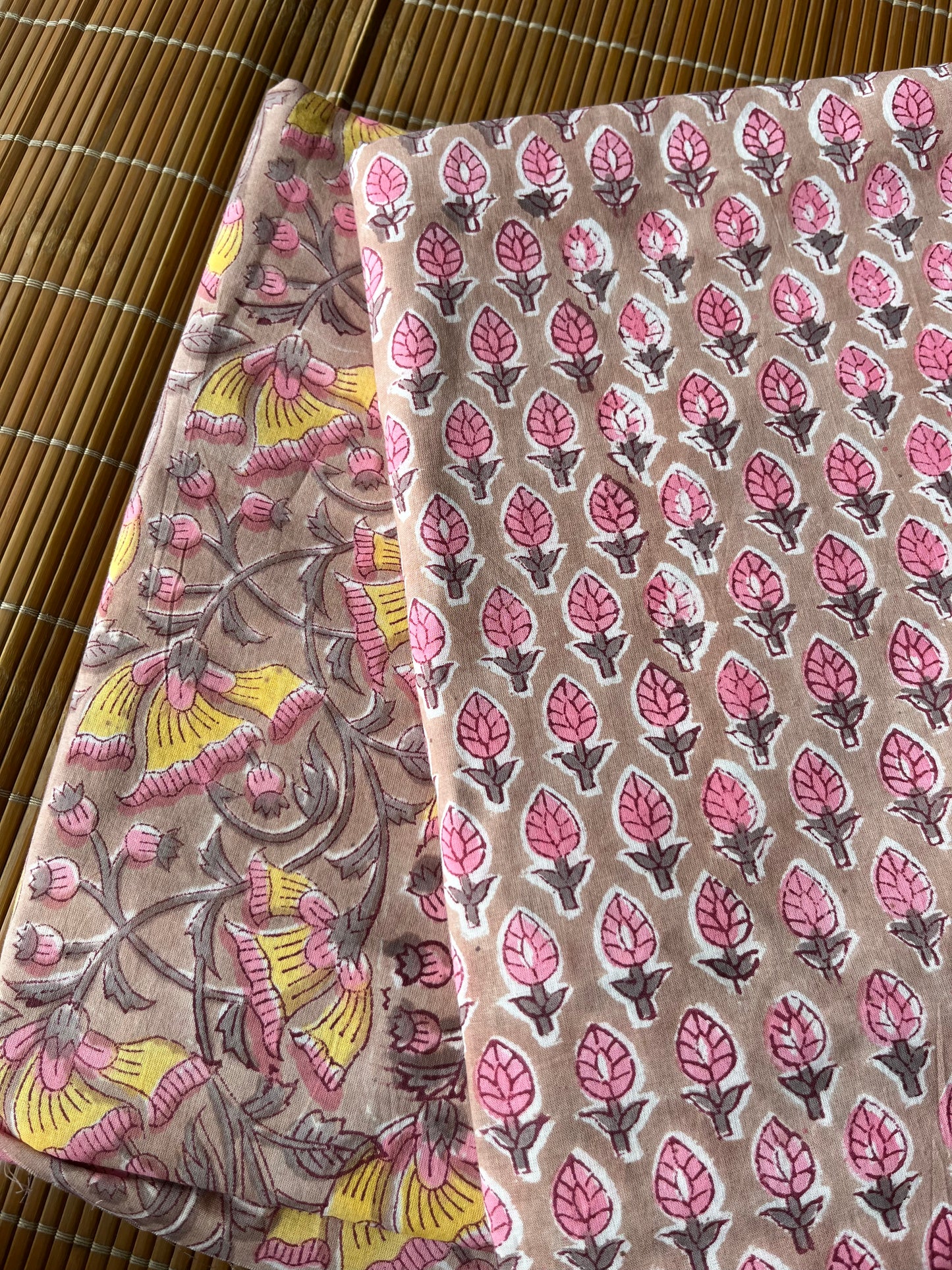 Kurta Bottom Co-Ord Set (Block Print)