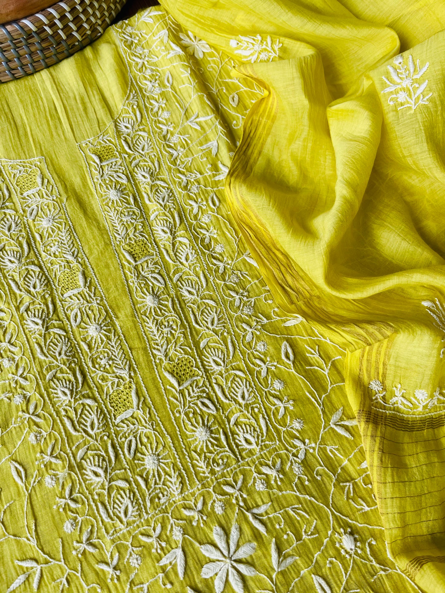 Chikankari Kurta Dupatta